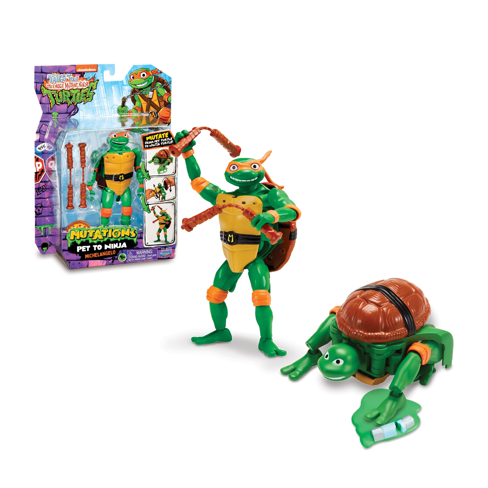 Figura Transformable Tortugas Ninja Famosa modelos surtidos 7