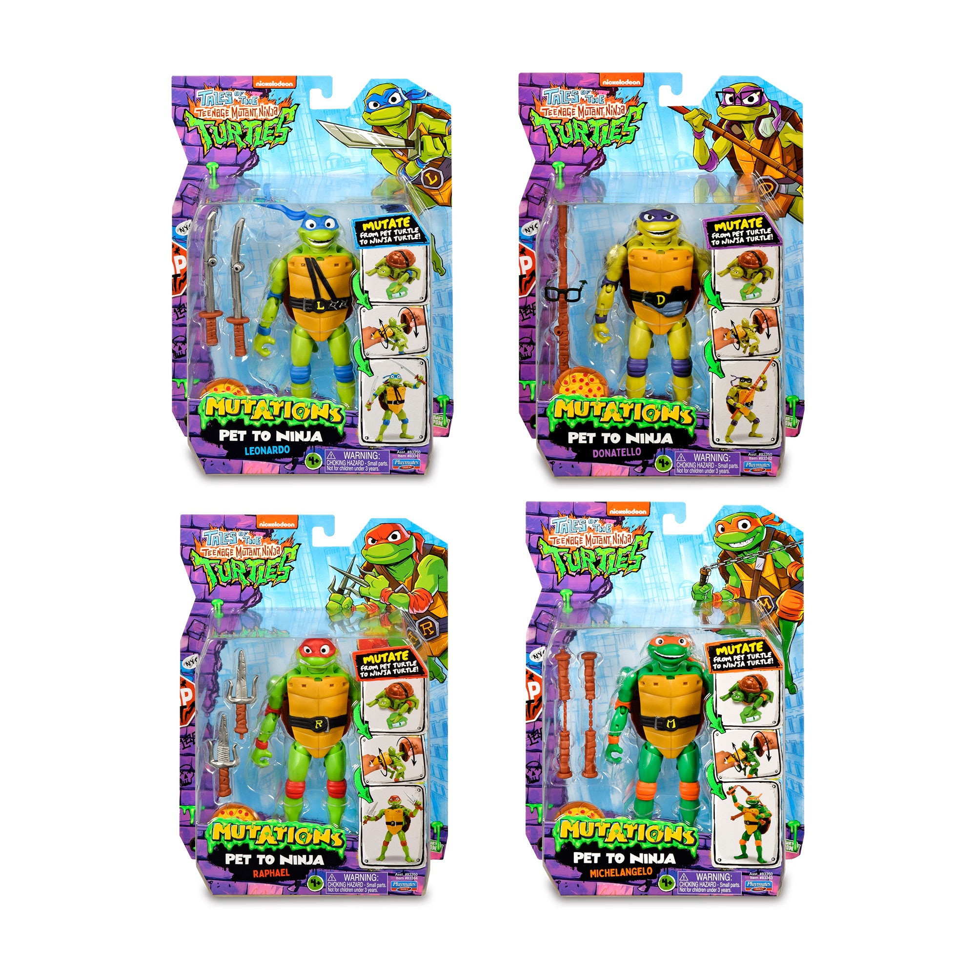 Figura Transformable Tortugas Ninja Famosa modelos surtidos 10