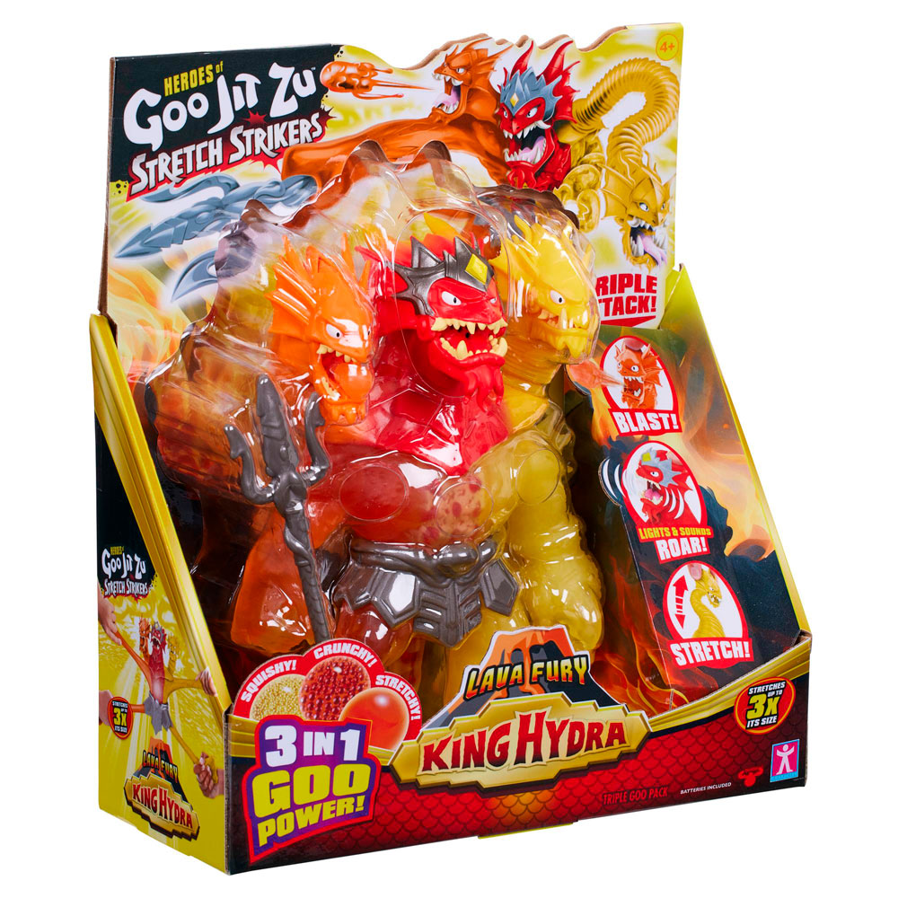 Figura King Hydra Lava Fury Goo Jit Zu modelos surtidos 9