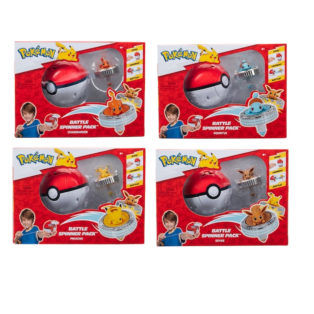 Figura Battle Spinner Pokemon Bizak modelos surtidos