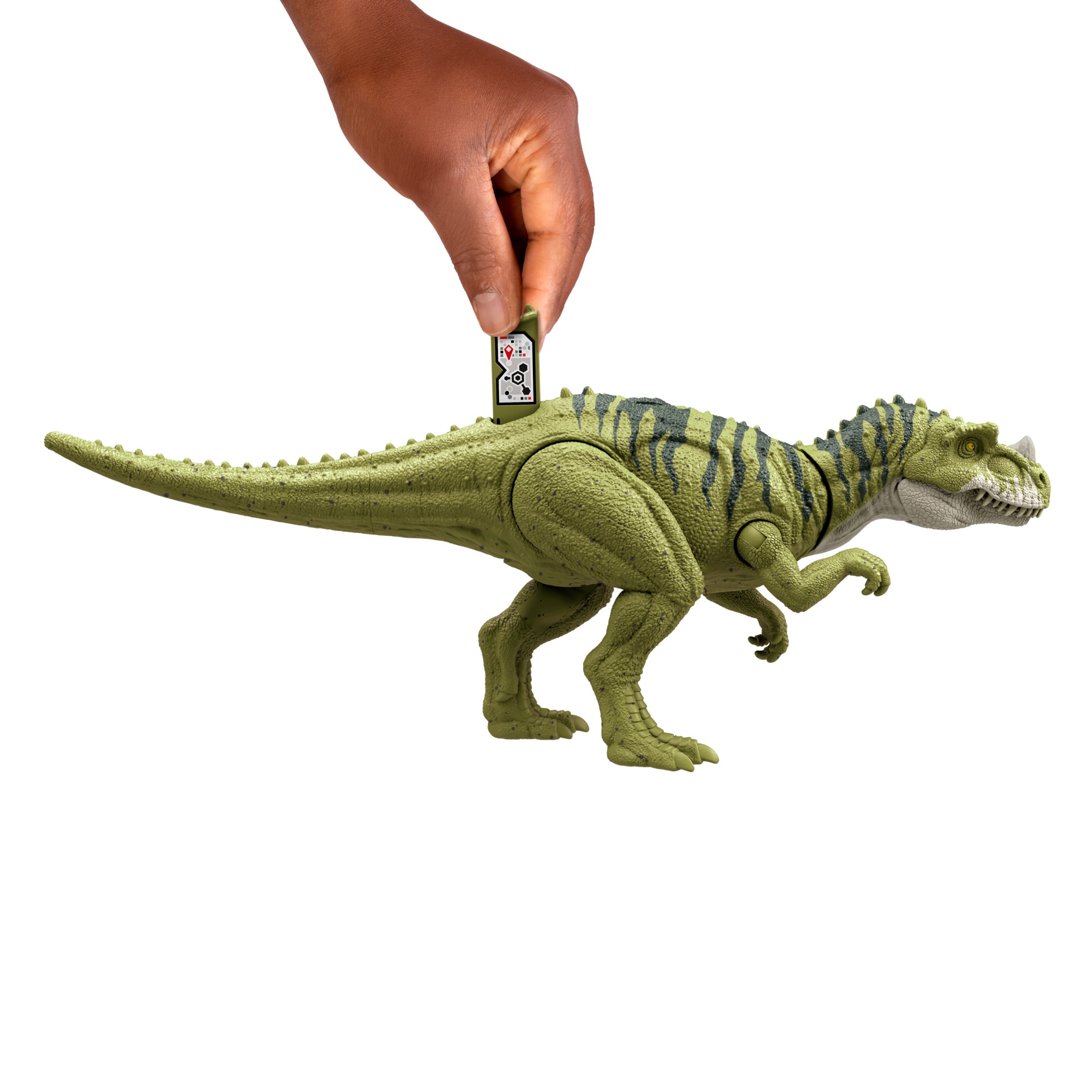 Dinosaurio Ceratosaurus verde rayado Jurassic World: Teoría del Dinocaos Netflix Mattel 5