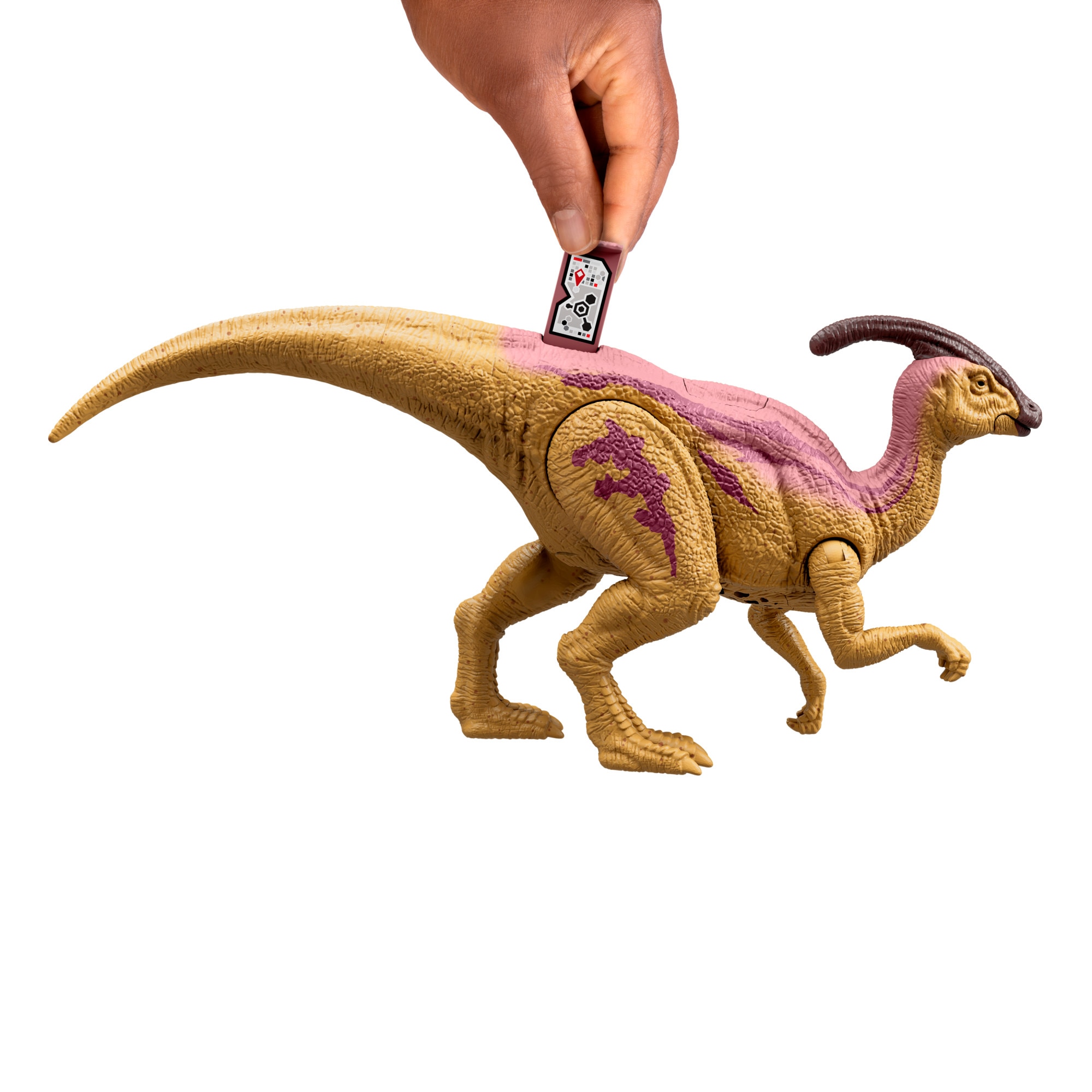 Dinosaurio Parasaurolophus Rugido Salvaje Jurassic World: Teoría del Dinocaos Netflix Mattel 3