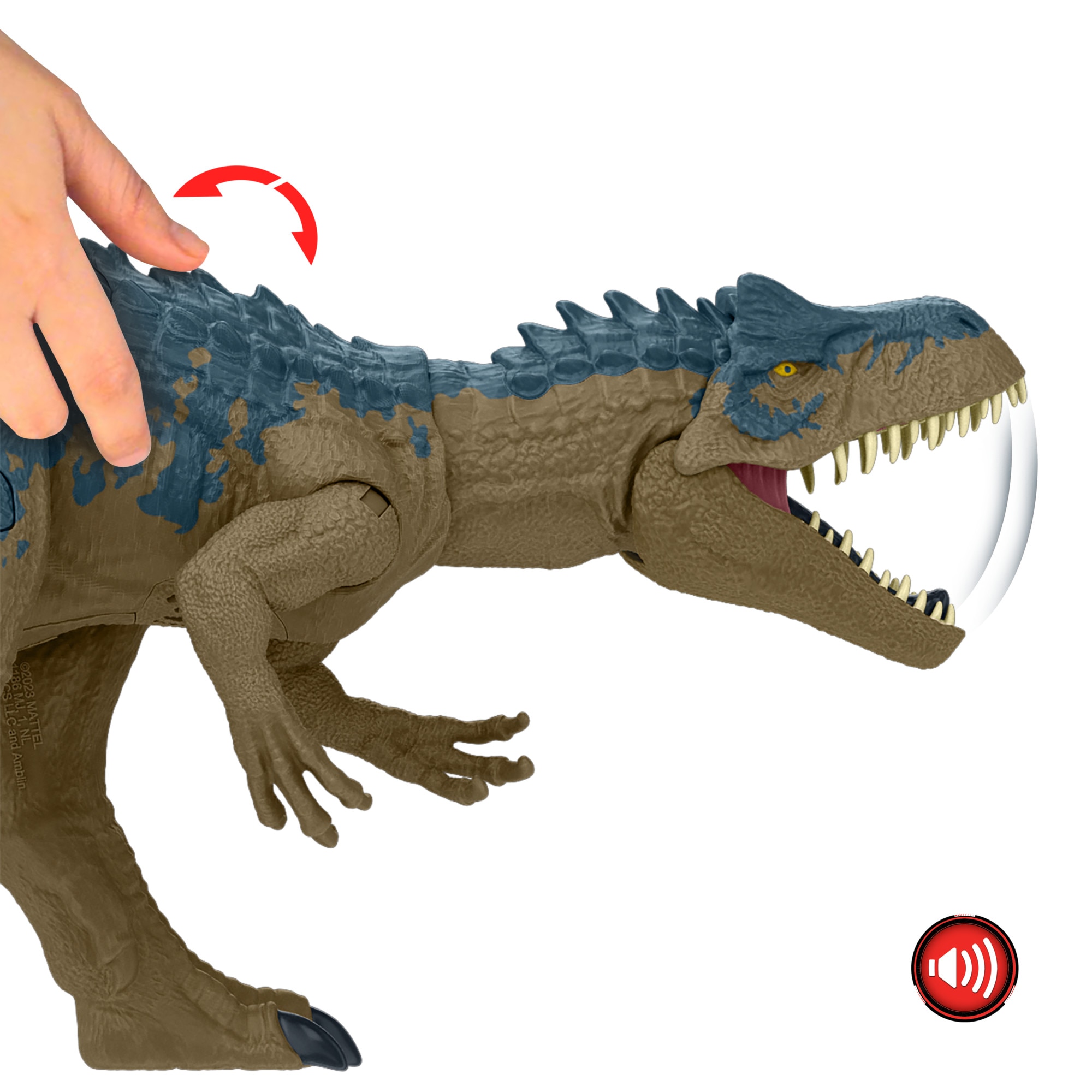 Dinosaurio Allosaurus Jurassic World Mattel 4