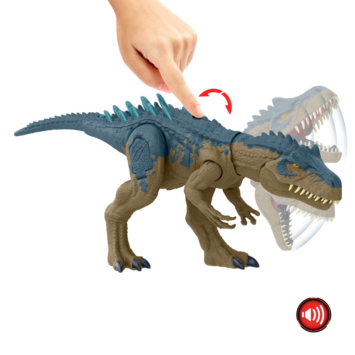 Dinosaurio Allosaurus Jurassic World Mattel 5