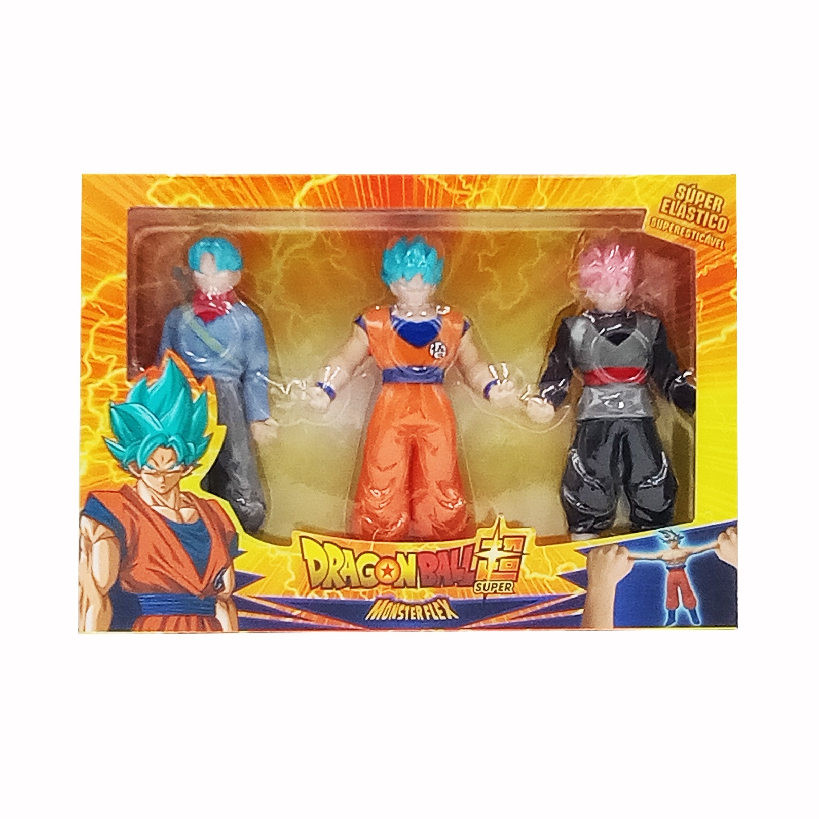 Monsterflex Dragon Ball pack de 3 personajes de Dragon Ball para estirar y retorcer 2