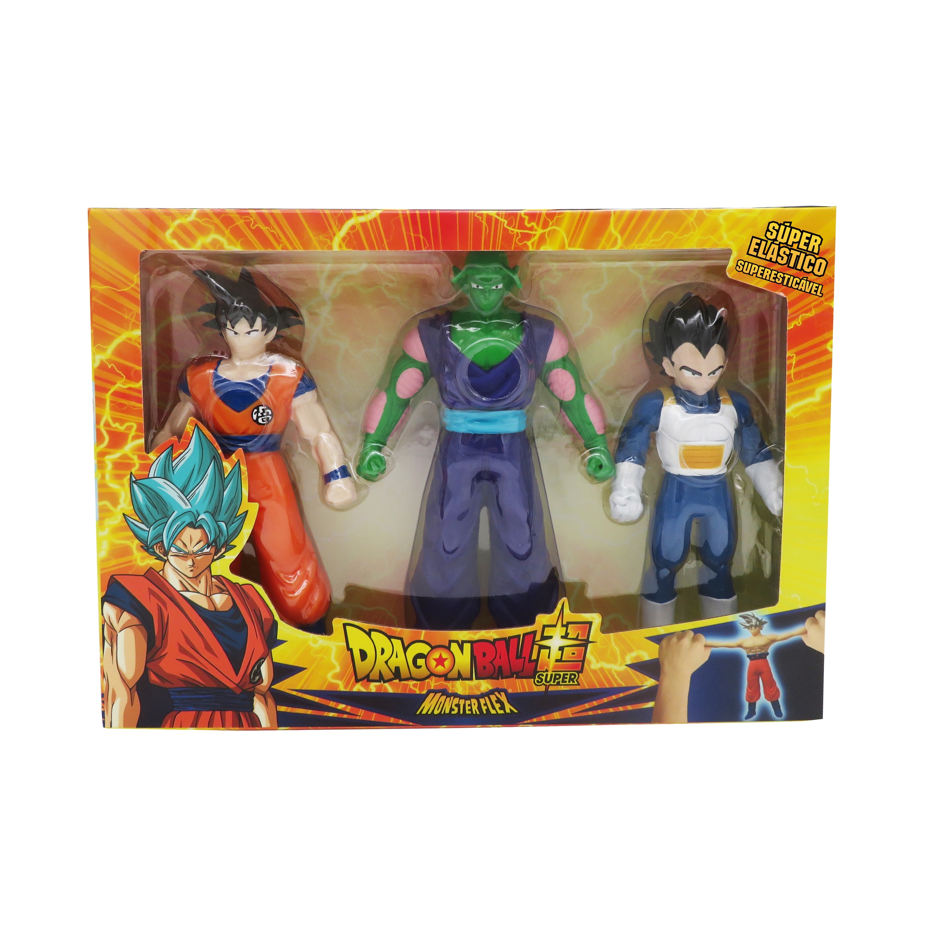 Monsterflex Dragon Ball pack de 3 personajes de Dragon Ball para estirar y retorcer 3