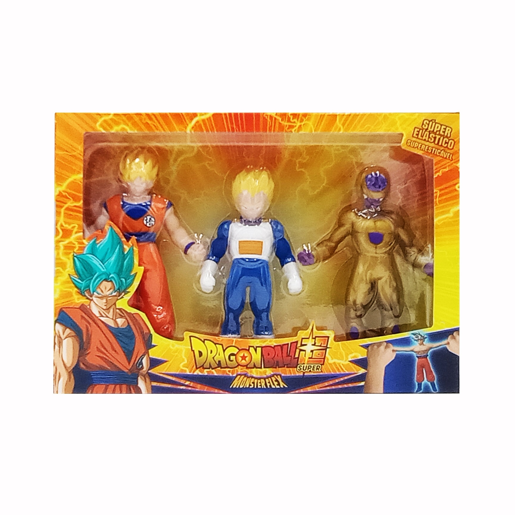 Monsterflex Dragon Ball pack de 3 personajes de Dragon Ball para estirar y retorcer 4