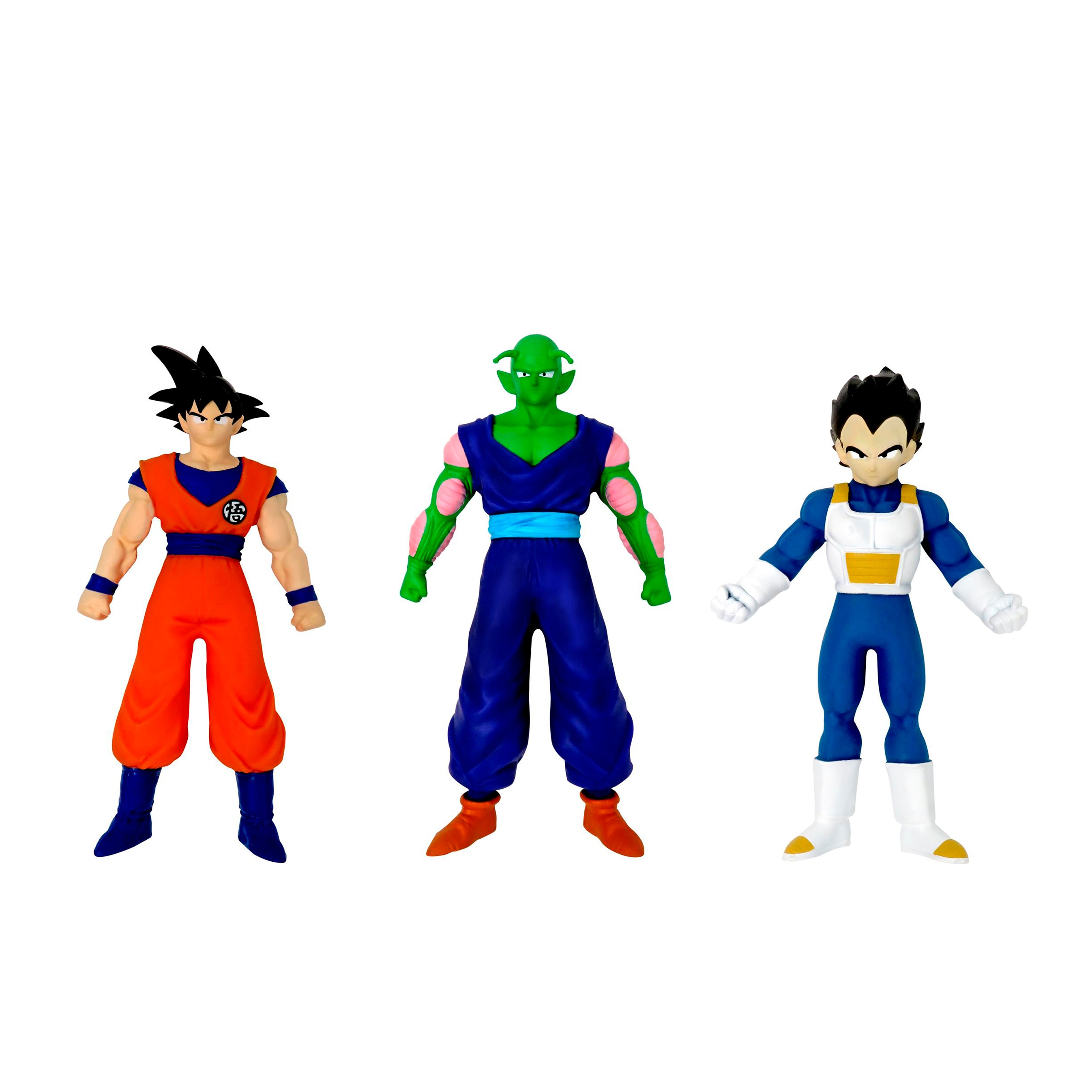 Monsterflex Dragon Ball pack de 3 personajes de Dragon Ball para estirar y retorcer 7