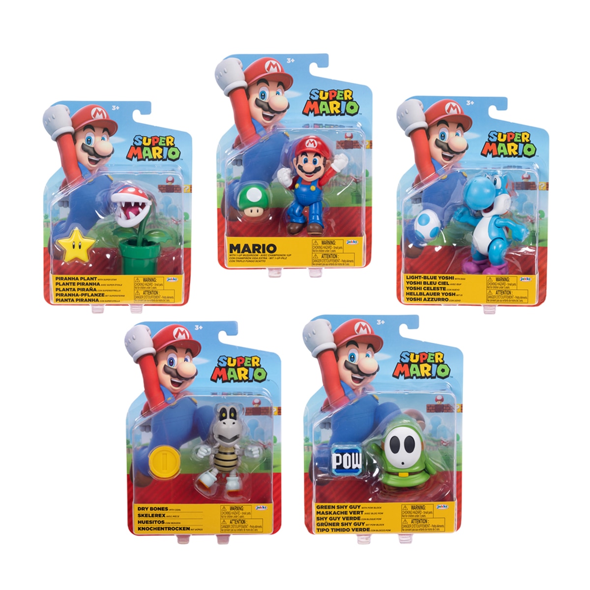 Imagem 0 de Figuras Articuladas 10 cm Super Mario, Serie 40 - Artigo Sortido. Envio realizado de forma aleatória