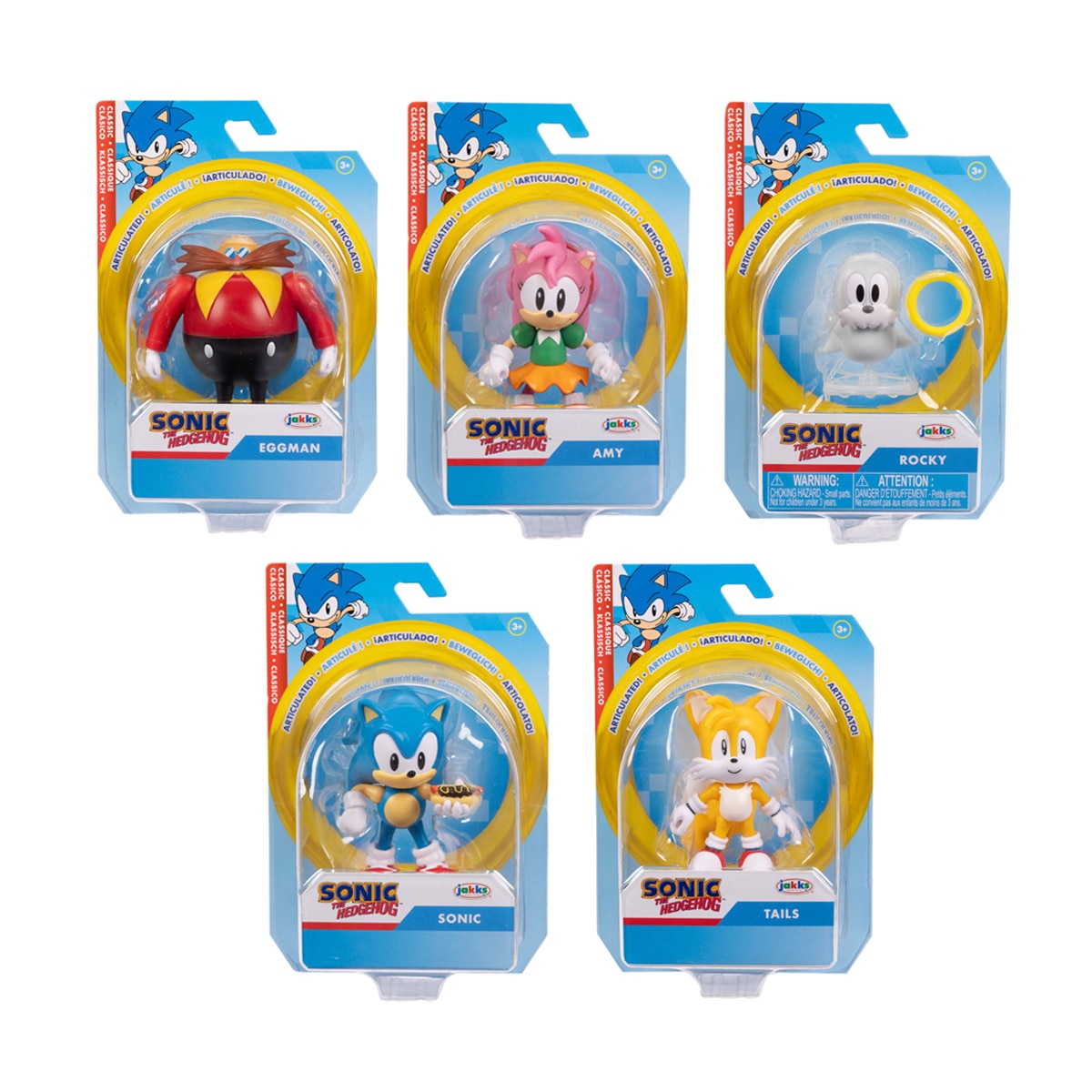 Imagen 0 de Surtido de figuras articuladas 6 cm Sonic, Serie 19 Jakks Pacific