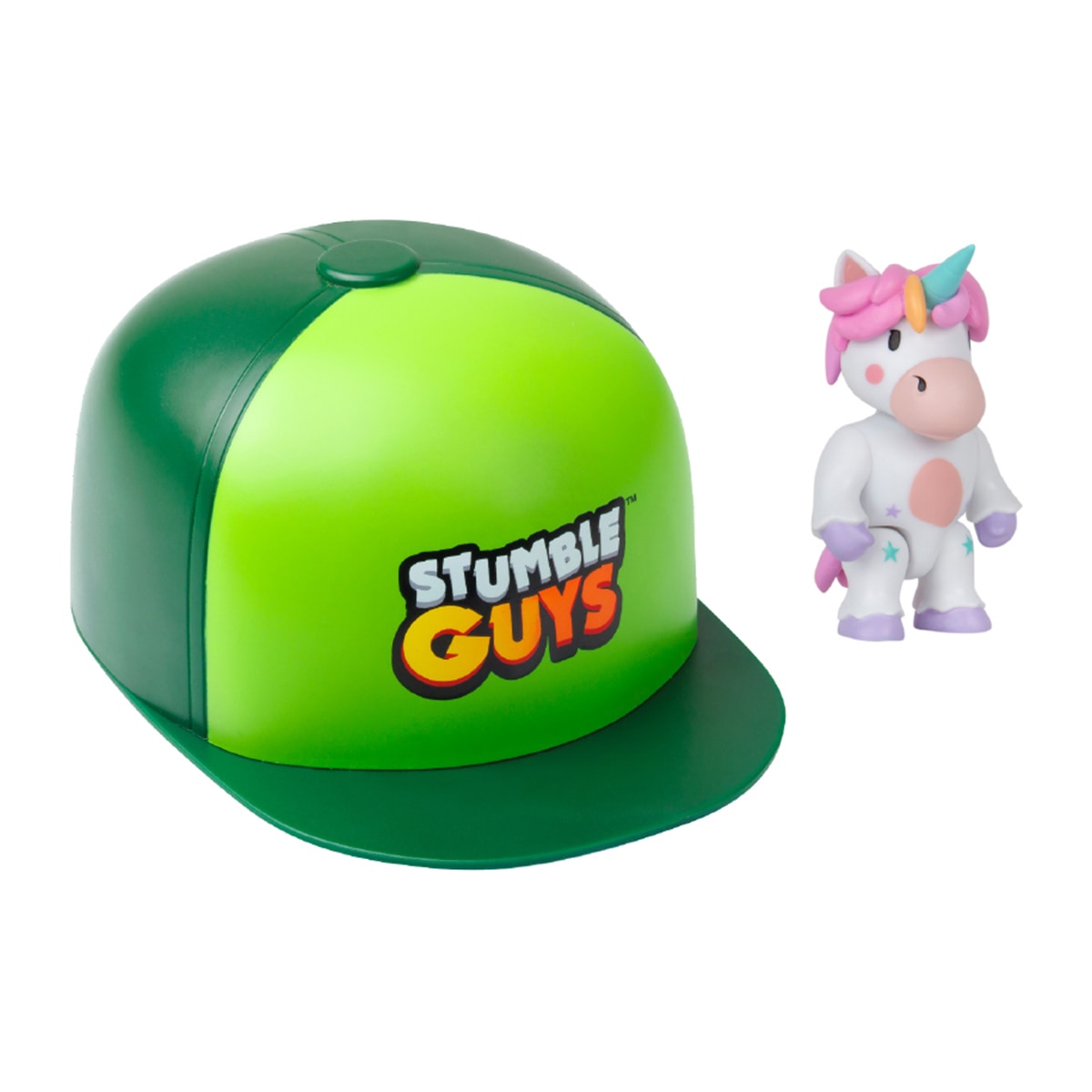 Imagem 0 de Pack Stumble guys com boné e figura de ação surpresa de 7,5 cm