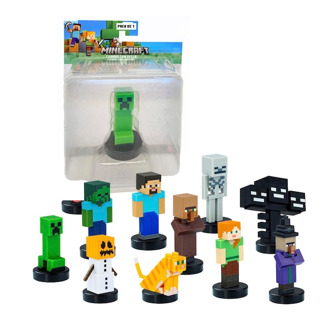 Minecraft, pack de una figura de 5 cm surtidos.