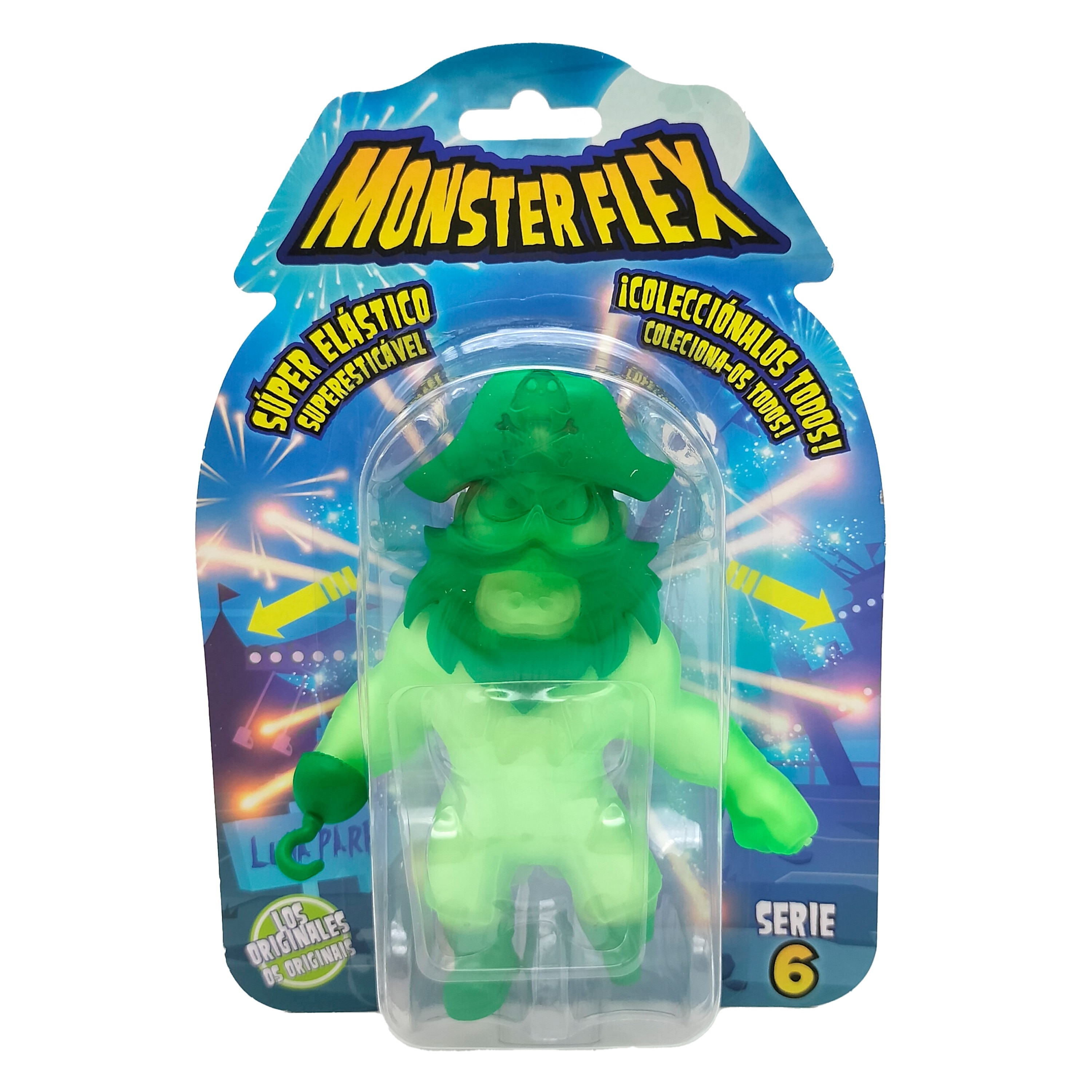Monsterflex clasicos serie 6 surtido, nuevos monstruos para estirar y retorcer 7
