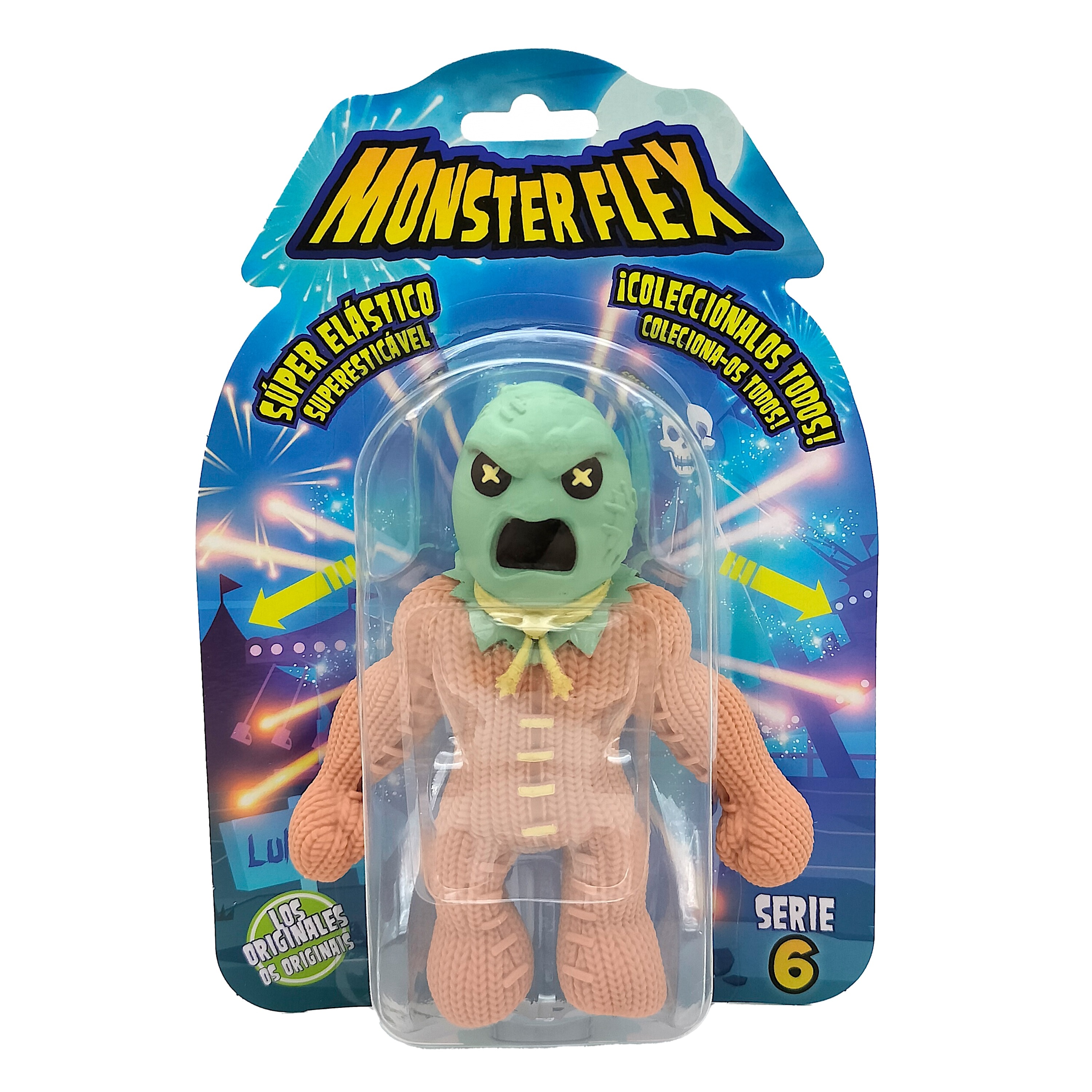 Monsterflex clasicos serie 6 surtido, nuevos monstruos para estirar y retorcer 8