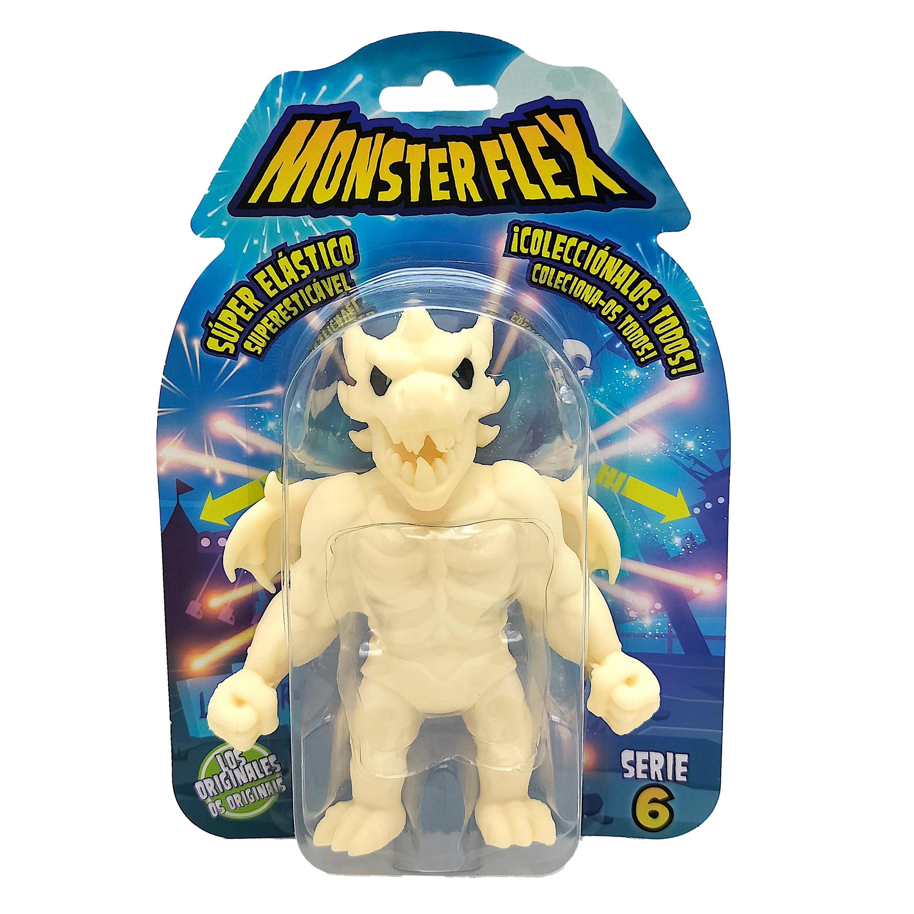 Monsterflex clasicos serie 6 surtido, nuevos monstruos para estirar y retorcer 10