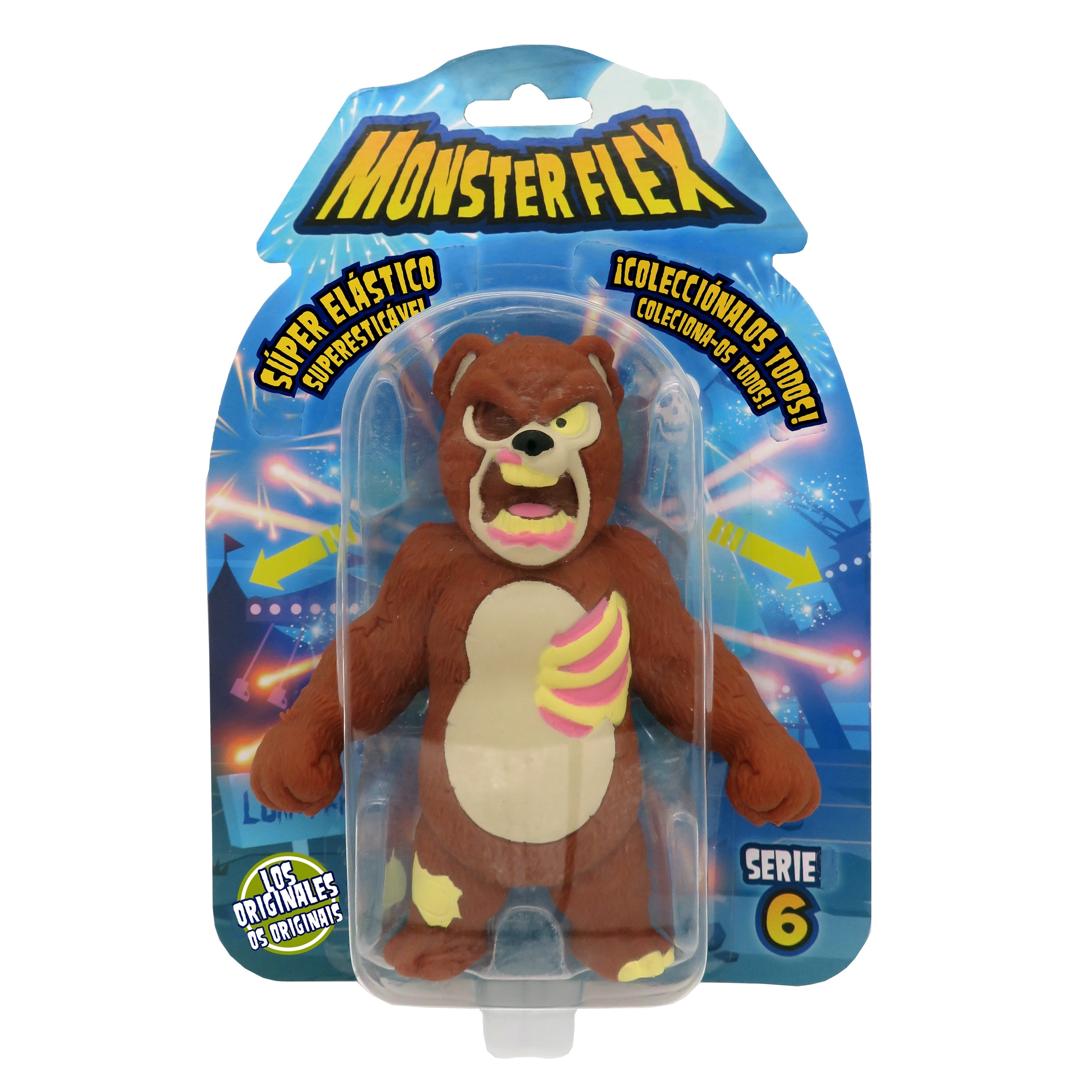Monsterflex clasicos serie 6 surtido, nuevos monstruos para estirar y retorcer 12