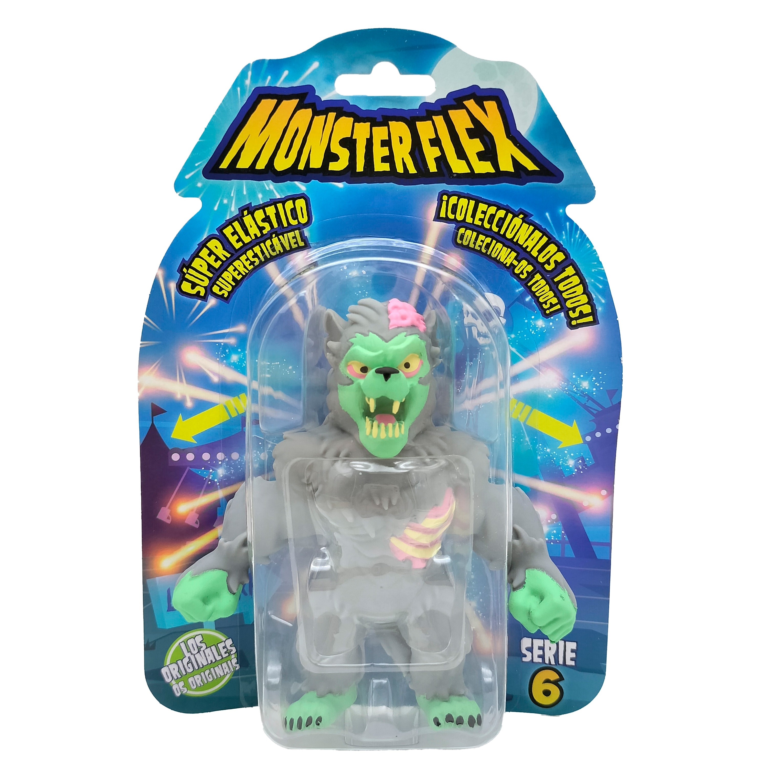Monsterflex clasicos serie 6 surtido, nuevos monstruos para estirar y retorcer 14