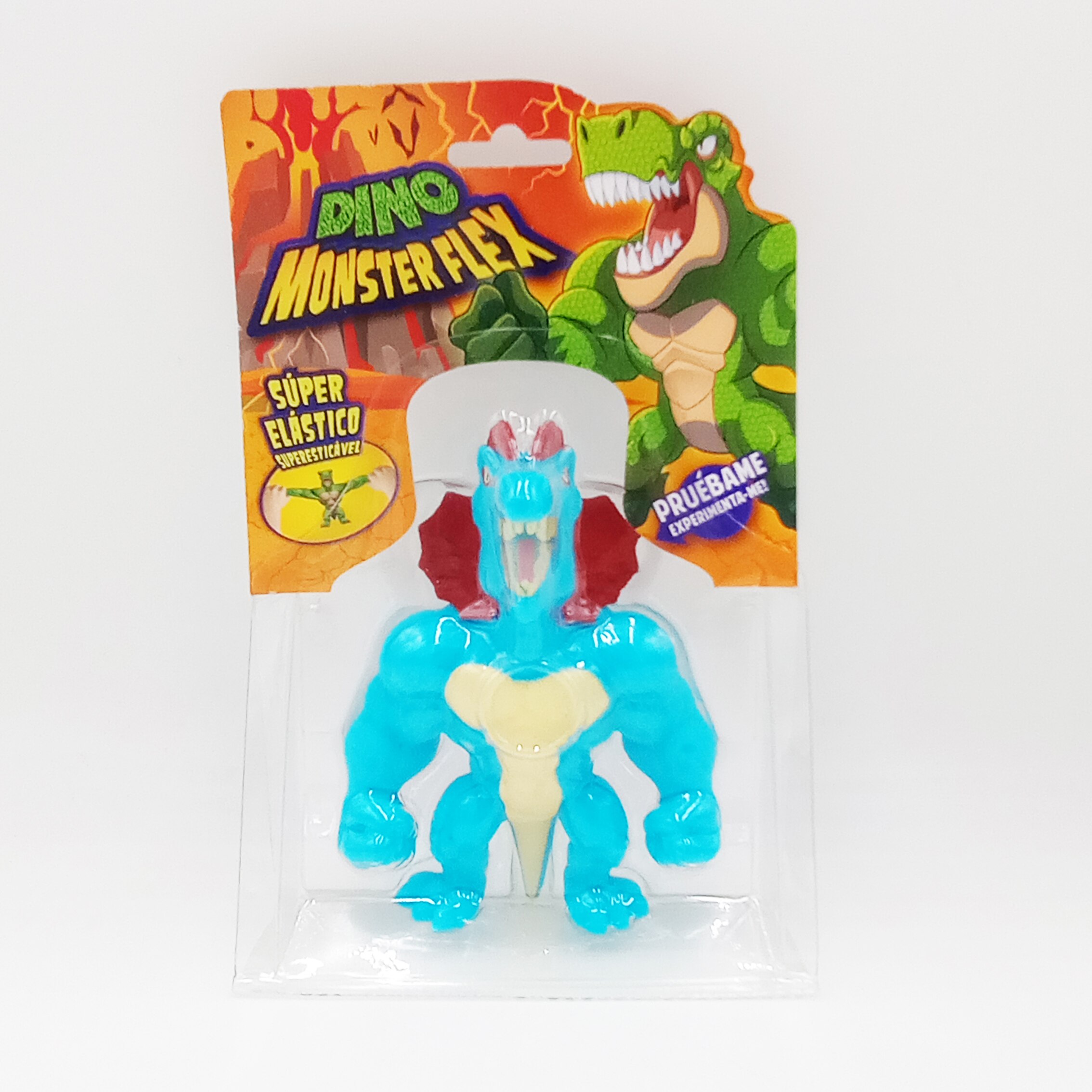 Monsterflex Dino, muñeco strech de dinosaurios para estirar y retorcer, 14 modelos par coleccionar. 4