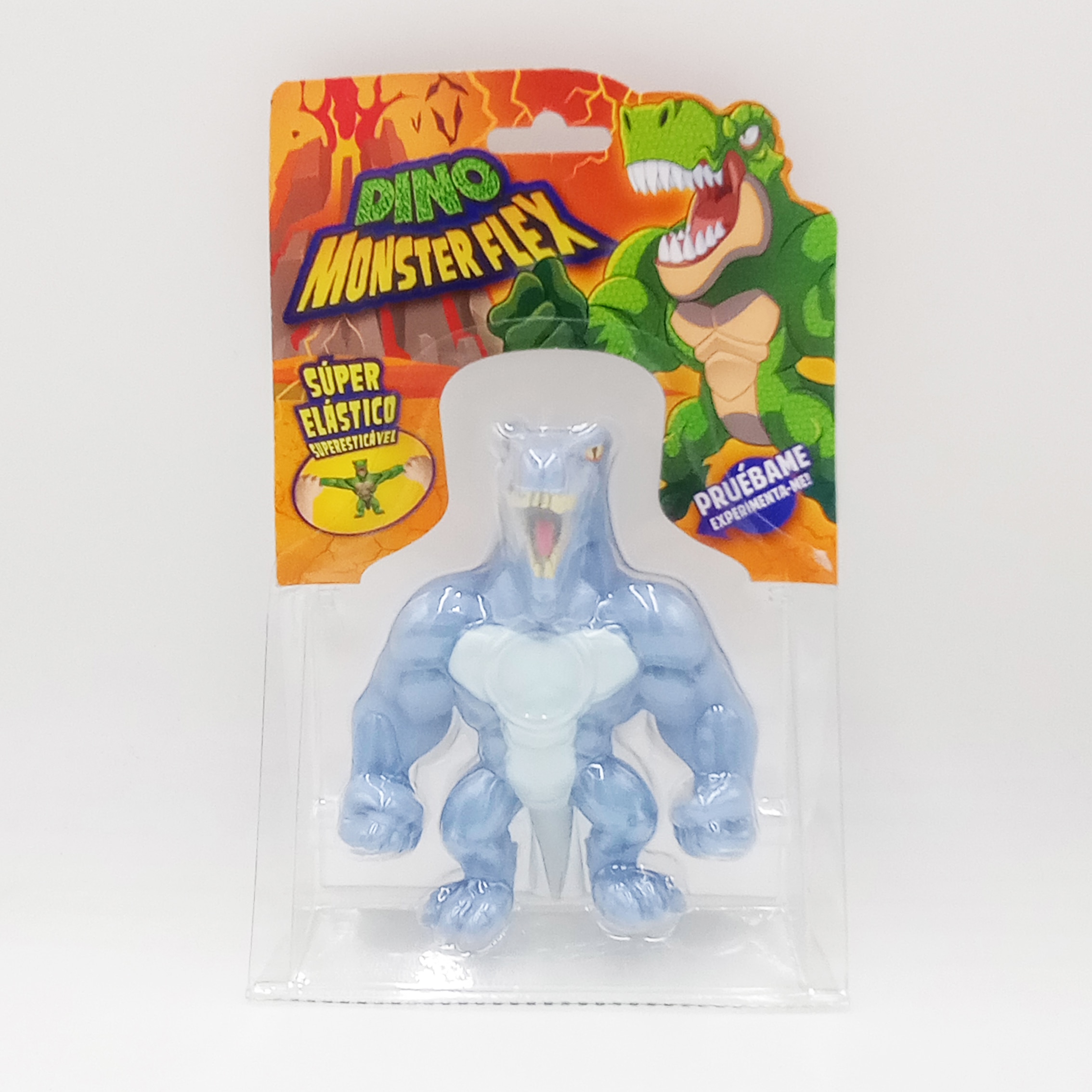 Monsterflex Dino, muñeco strech de dinosaurios para estirar y retorcer, 14 modelos par coleccionar. 8