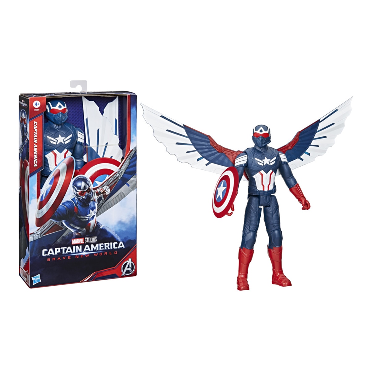 Capitão América: Figura Titan Deluxe do Capitão América 3