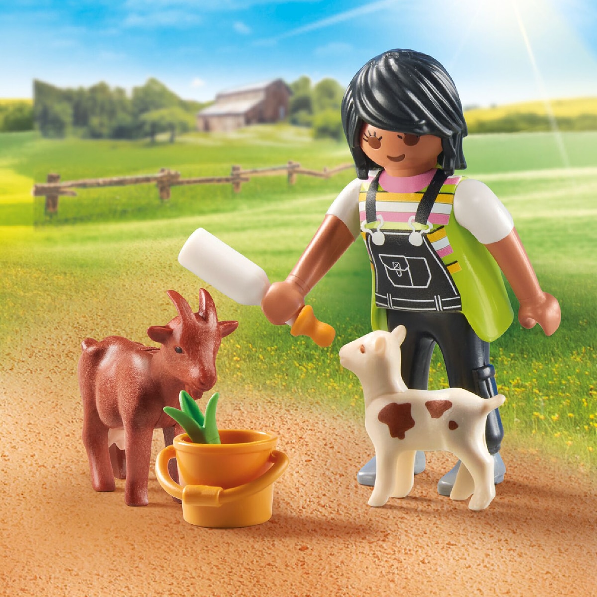 Mujer con cabras Playmobil 3
