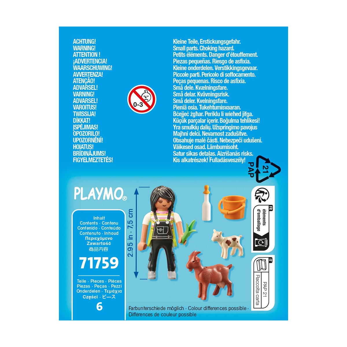 Mujer con cabras Playmobil 4