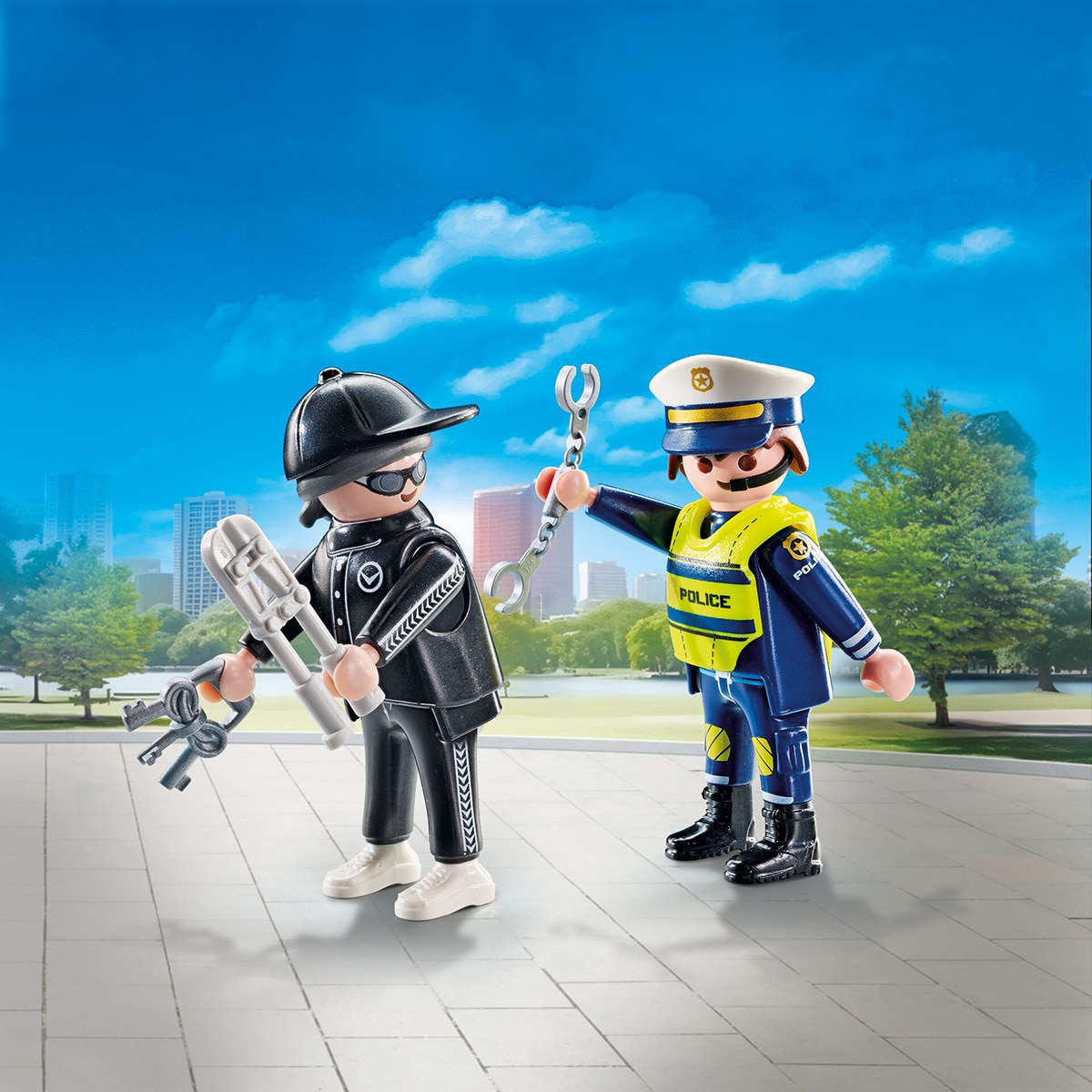 Policía y ladrón Playmobil 3