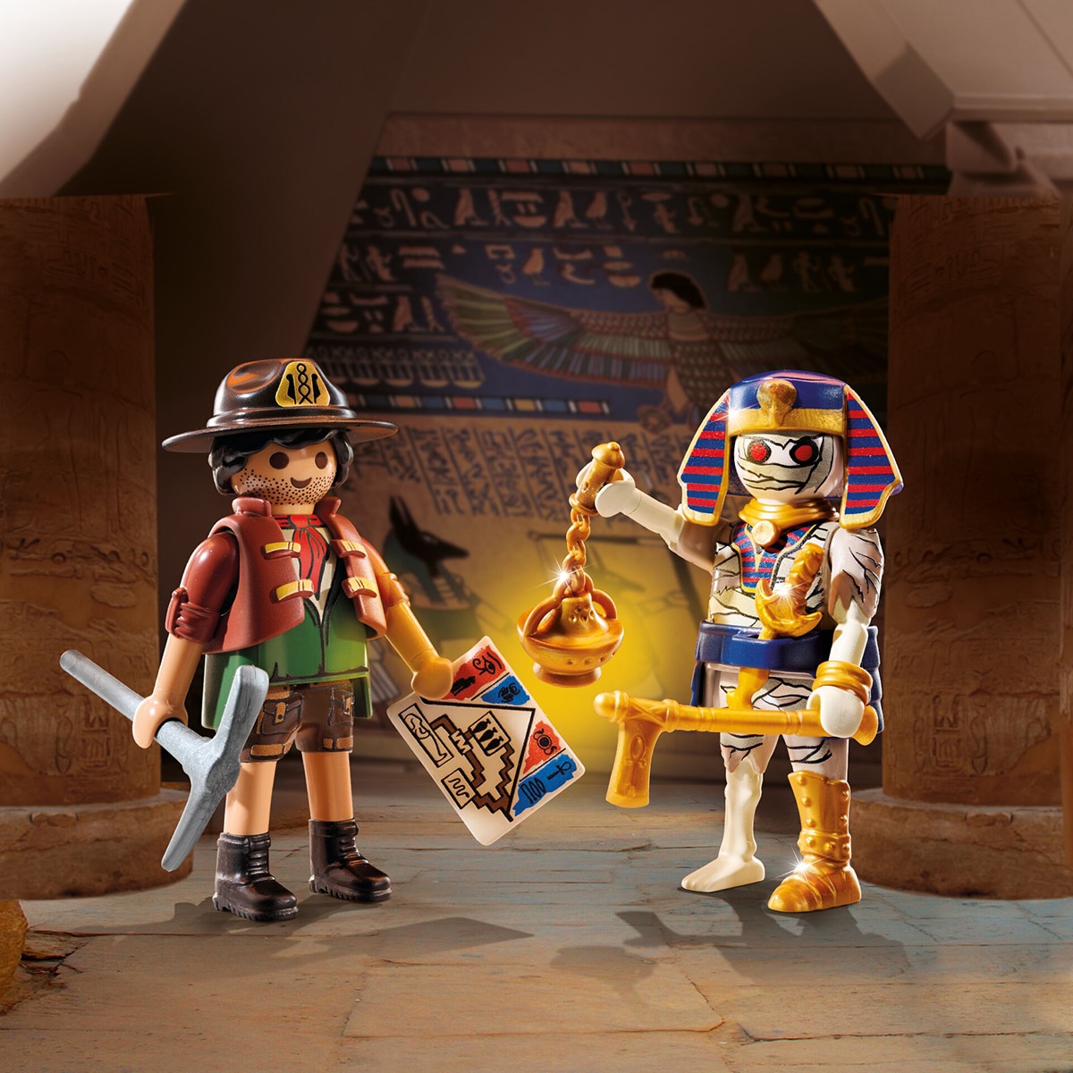 Cazador de tesoro y momia Playmobil 3