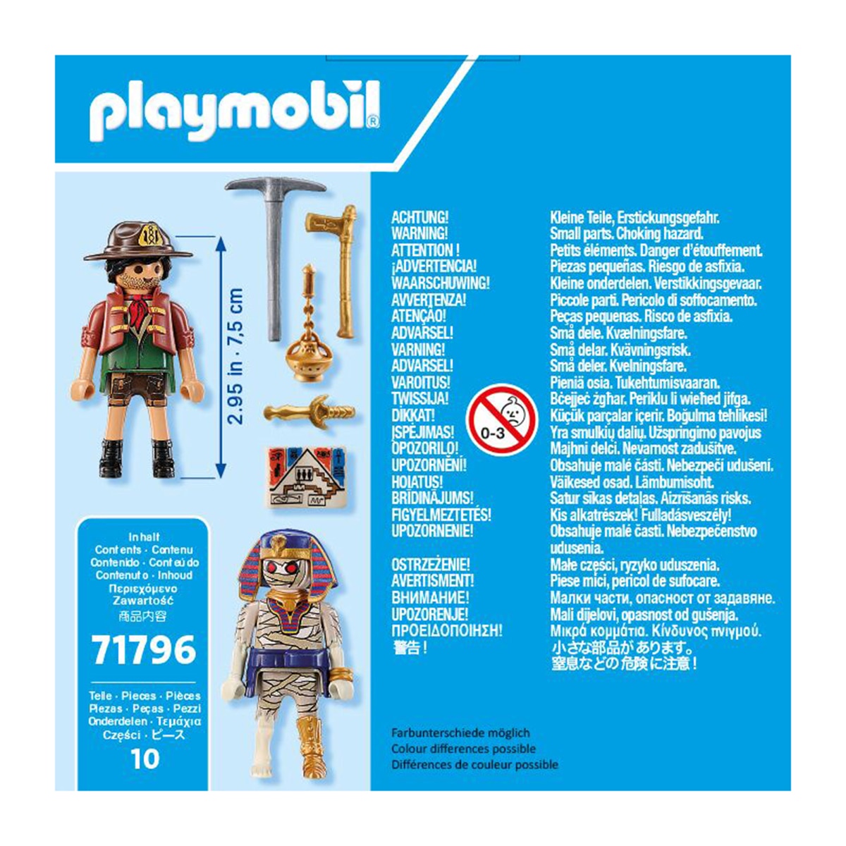 Cazador de tesoro y momia Playmobil 4