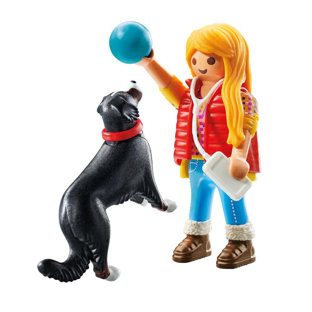 Mulher com Cão de Montanha 2