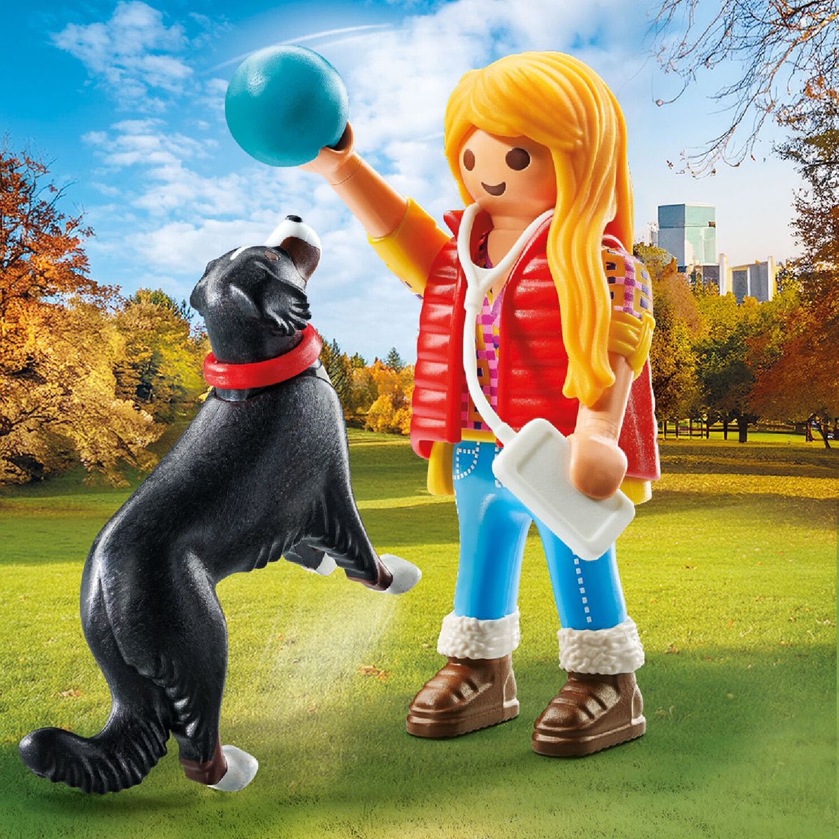 Mulher com Cão de Montanha 3