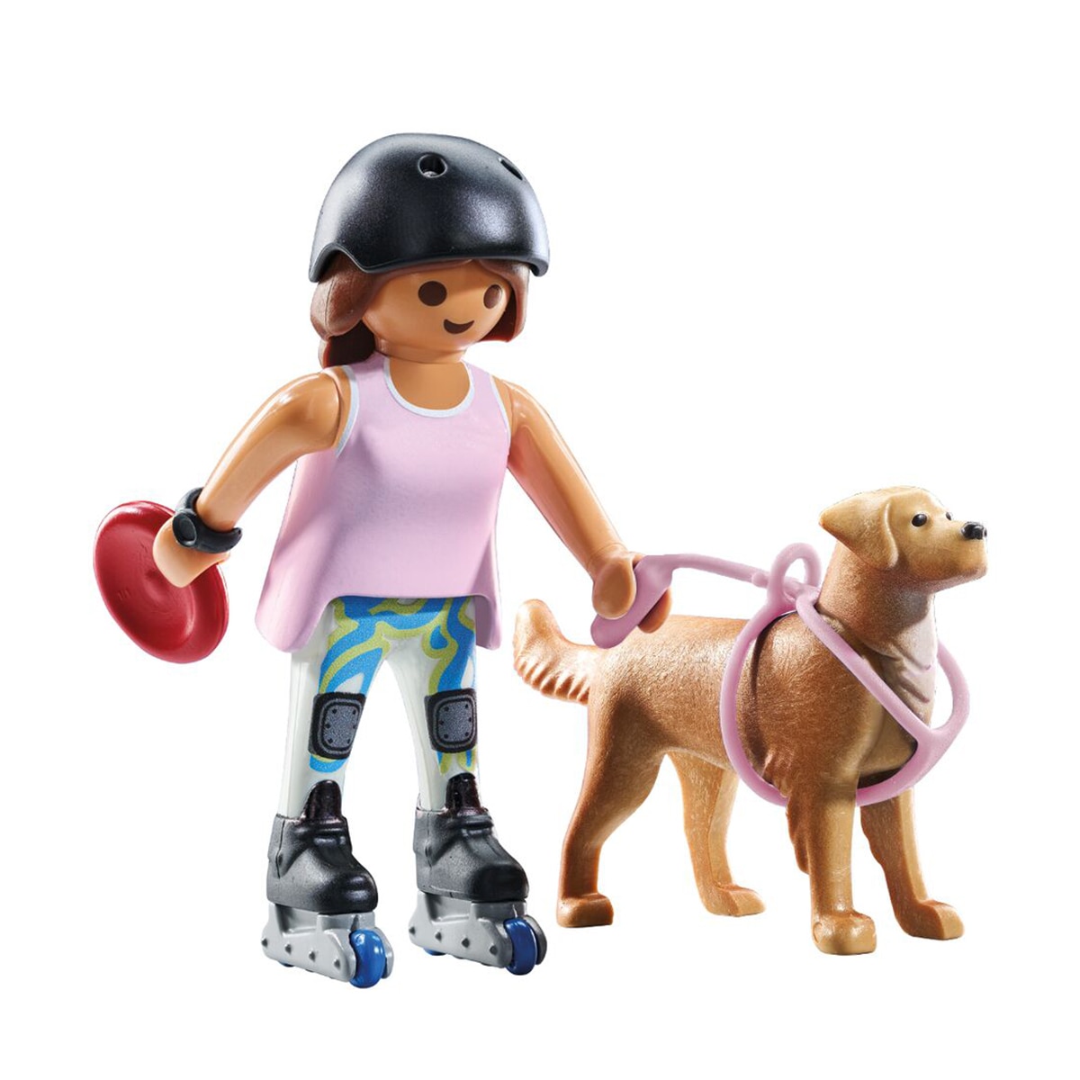 Patinadora con Retriever Playmobil 2