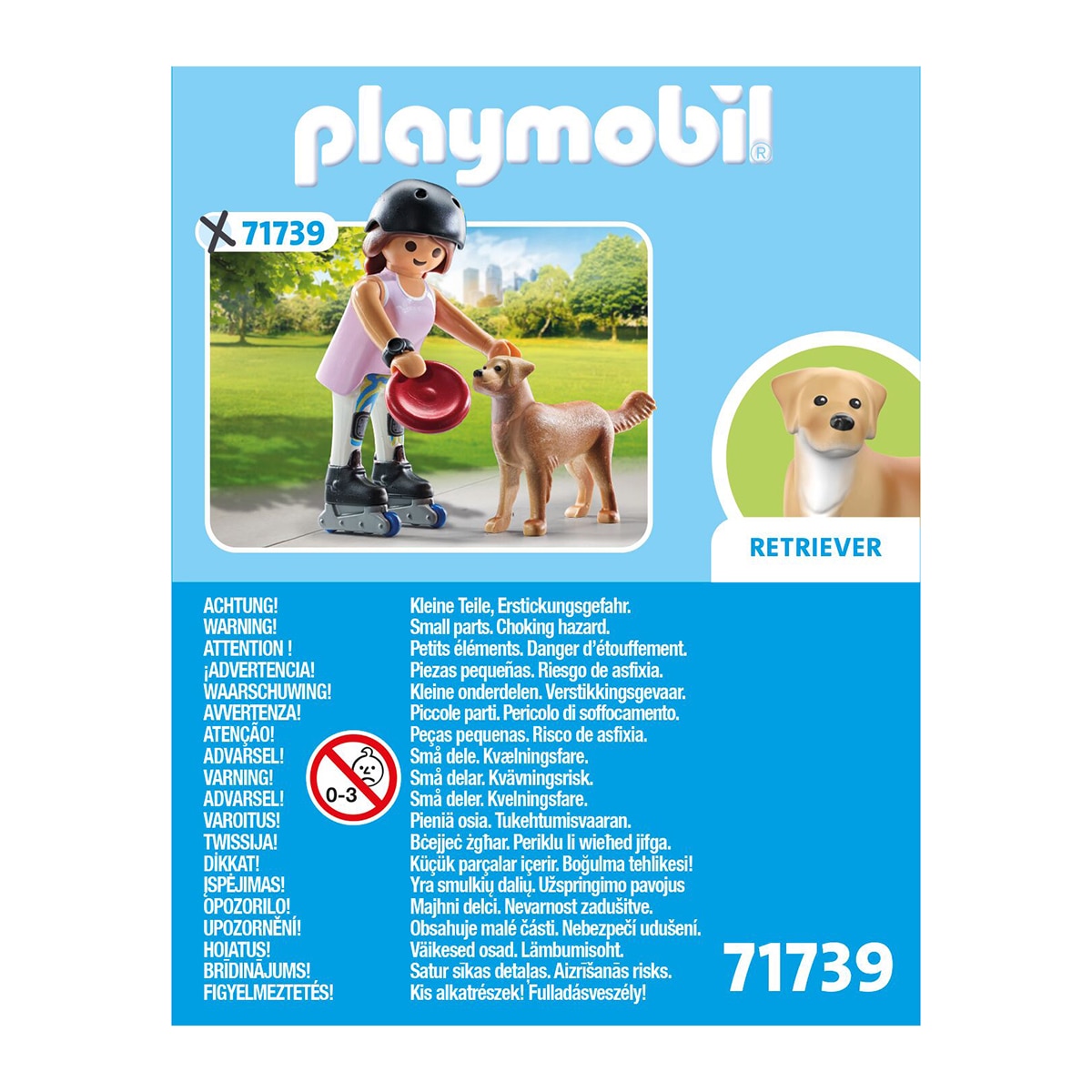Patinadora con Retriever Playmobil 5