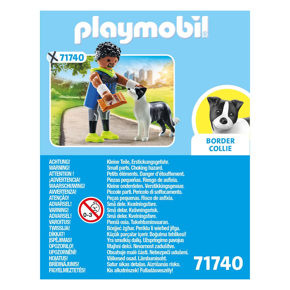 Corredor con Border Collie Playmobil 5
