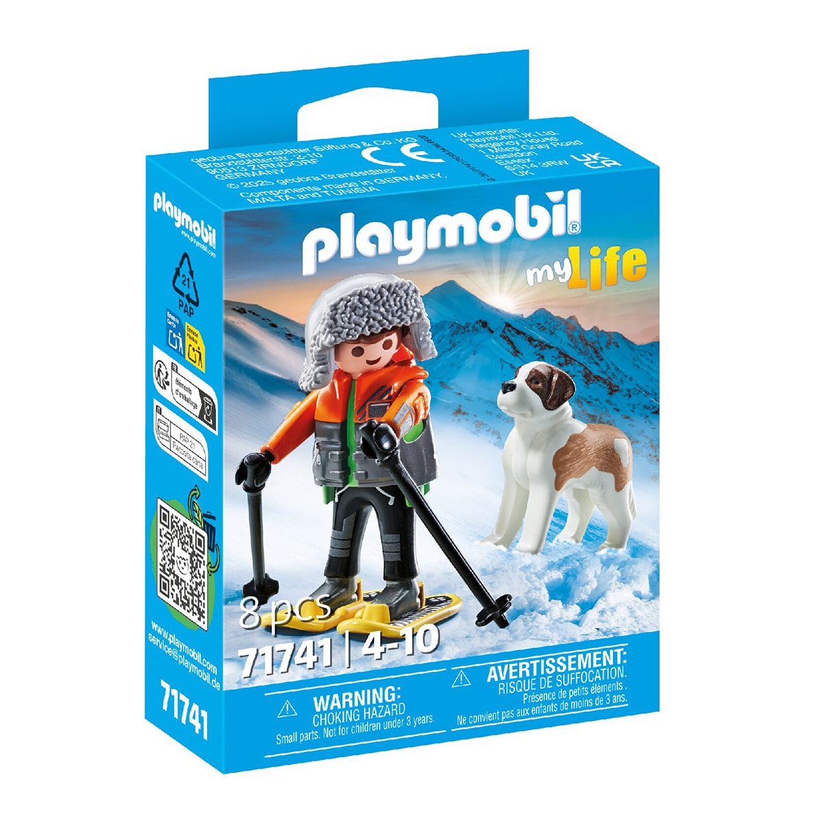Imagen 0 de Senderista con san Bernardo Playmobil