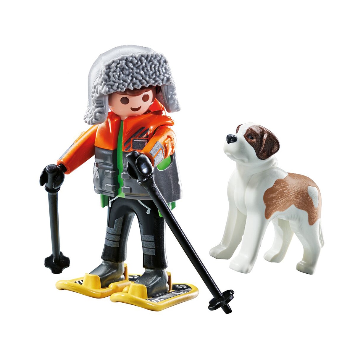 Senderista con san Bernardo Playmobil 2