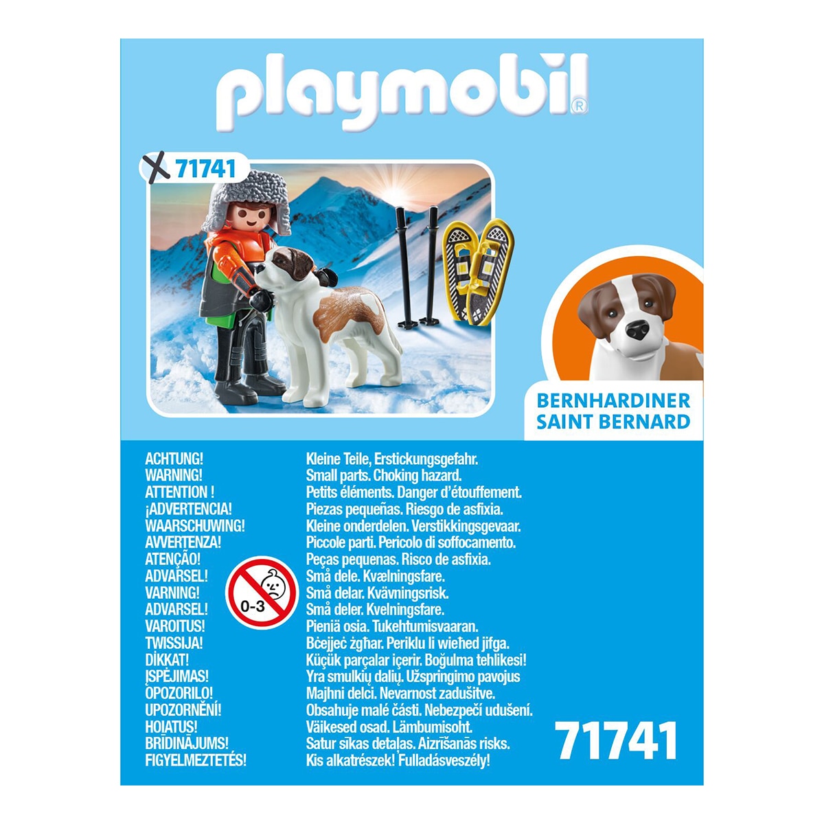 Senderista con san Bernardo Playmobil 5