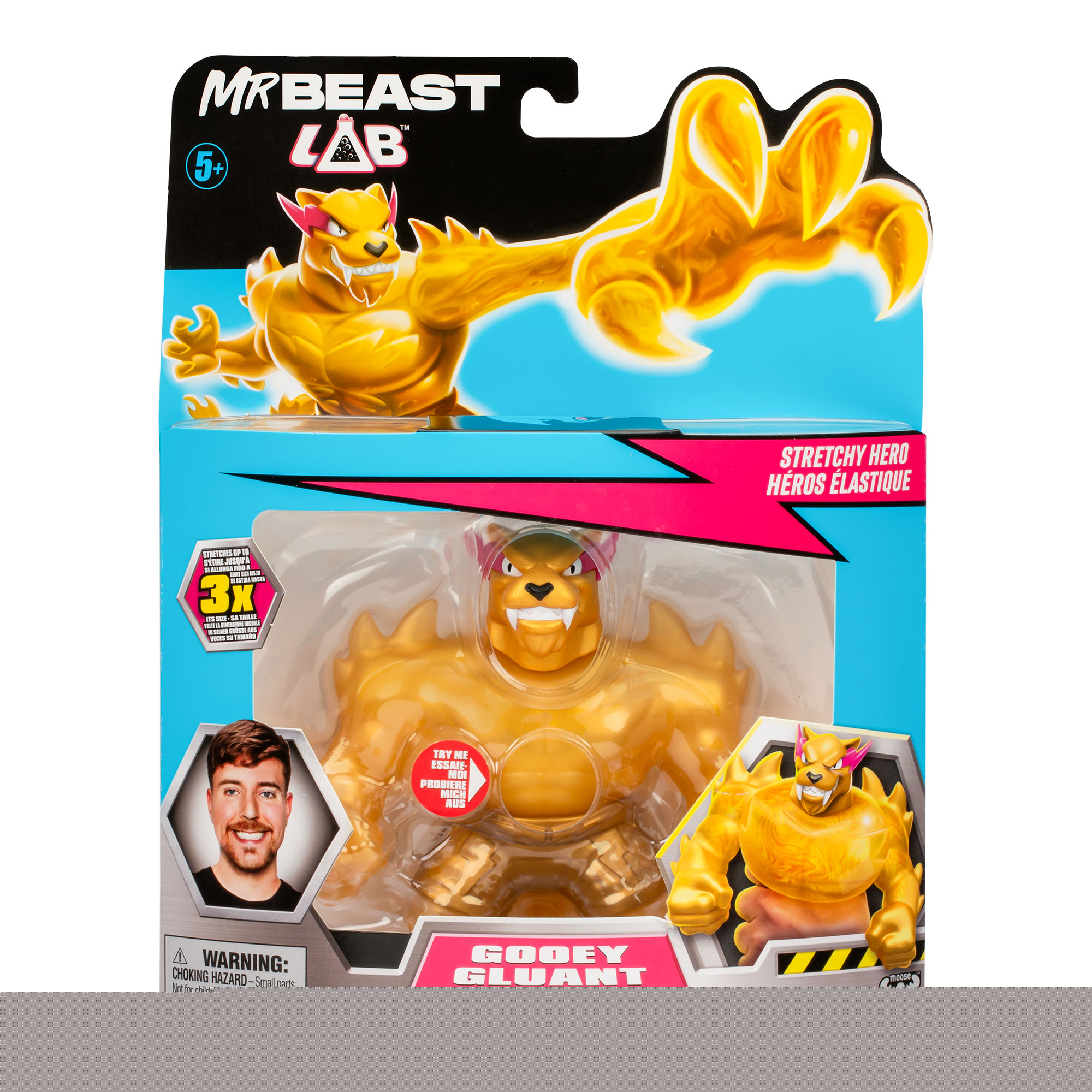 Figura Stretch Mr. Beast Lab modelos surtidos 6