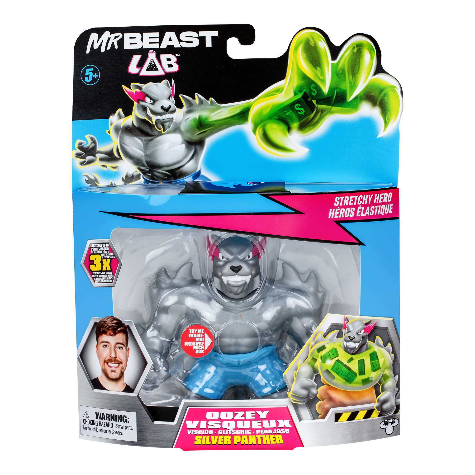 Figura Stretch Mr. Beast Lab modelos surtidos 9