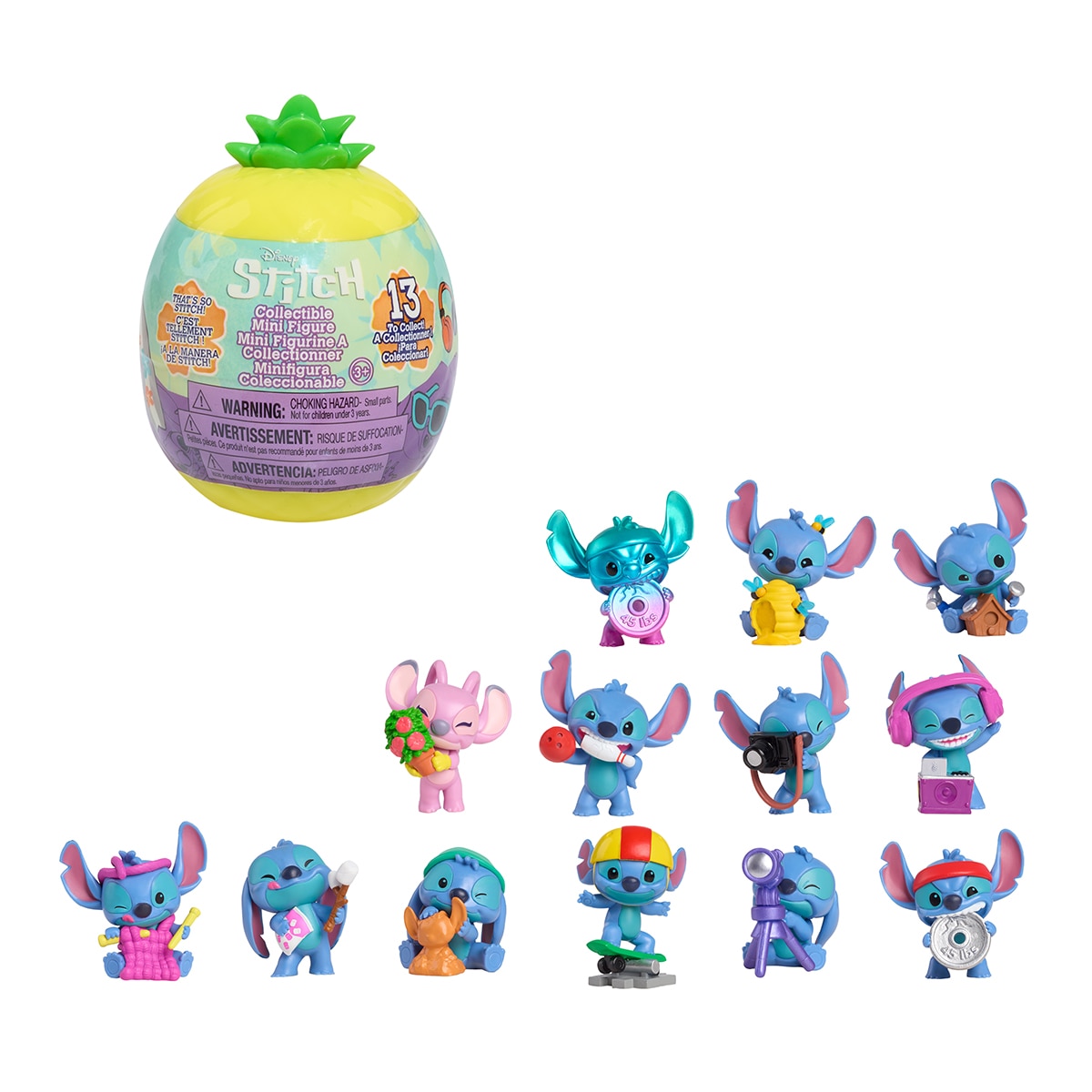 Imagen 0 de Cápsula sorpresa Mini Figura Stitch Disney Just Play Products modelos surtidos