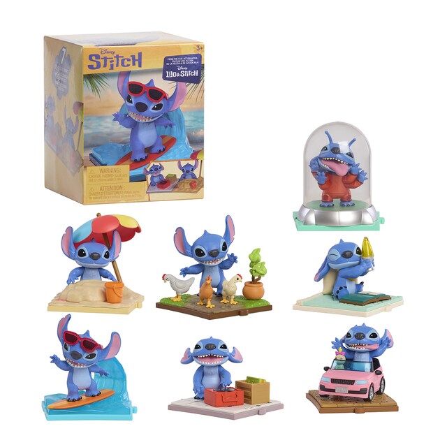 Cápsula sorpresa Figura y accesorios Stitch Disney Just Play Products modelos surtidos