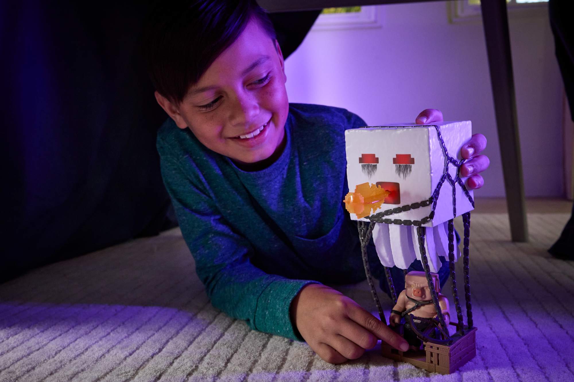 Minecraft Movie Ghast de Ataque com Projéteis 2
