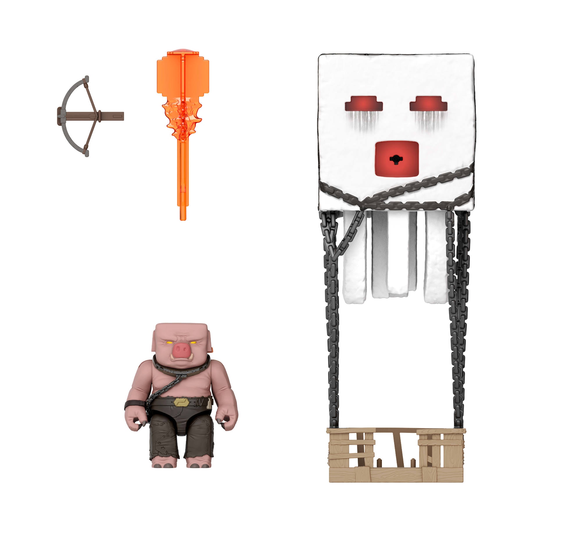 Minecraft Movie Ghast de Ataque com Projéteis 6