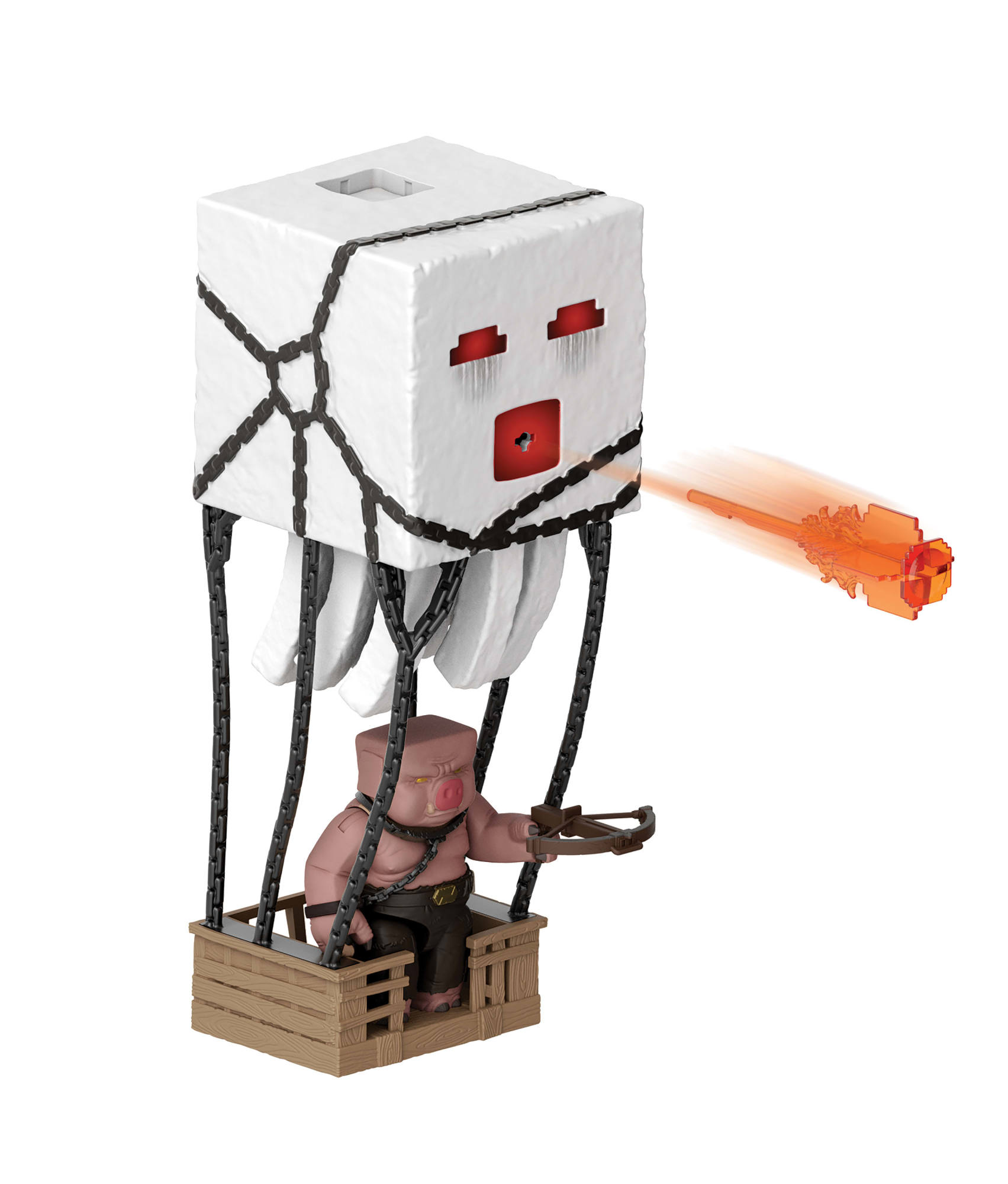 Minecraft Movie Ghast de Ataque com Projéteis 7