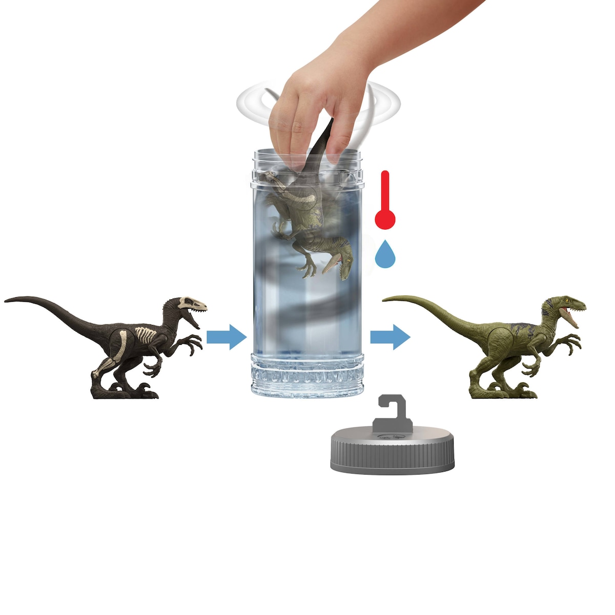 Dino Revelación cambio de color 4