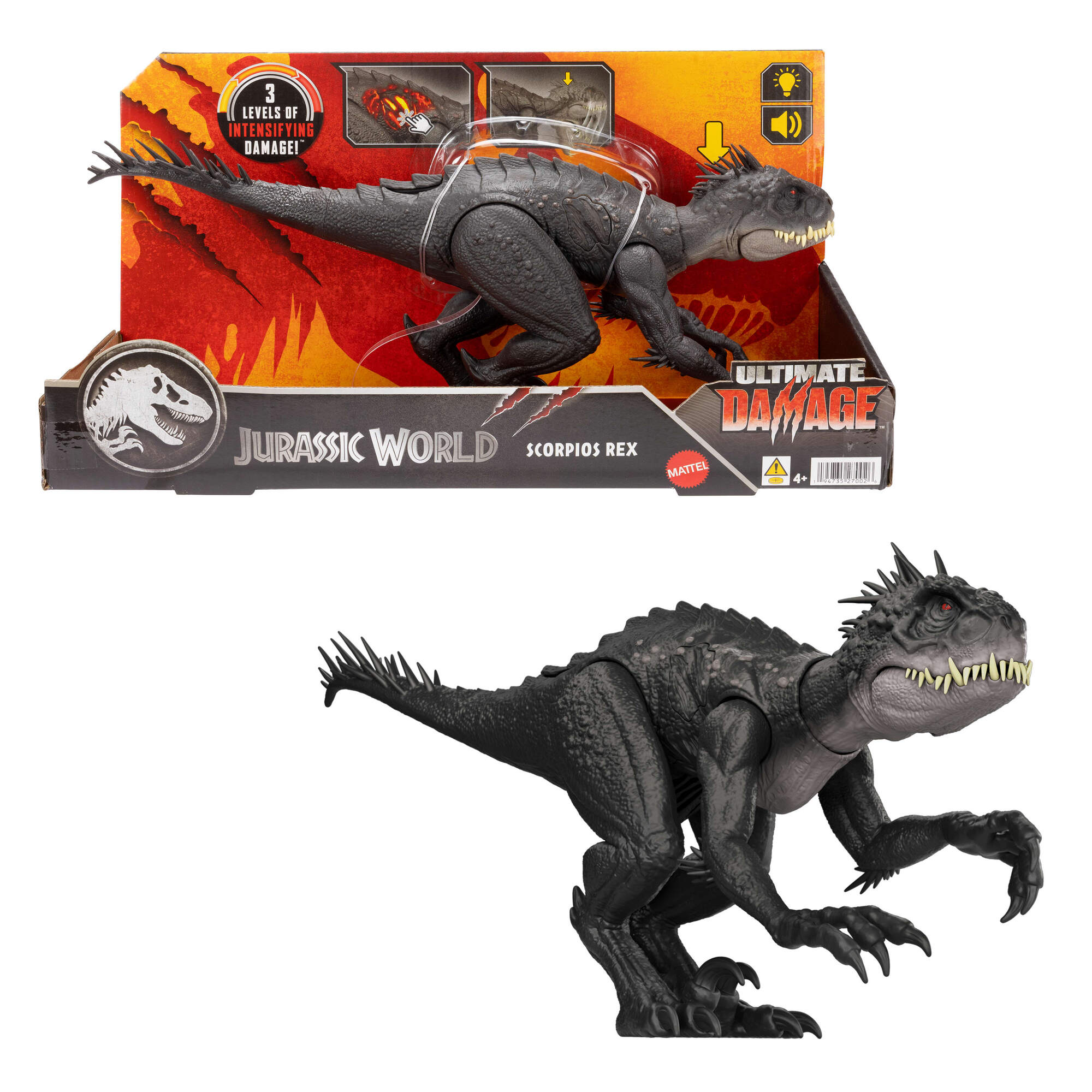 Figura Acción Jurassic World Ultimate Damage Scorpios Jurassic World 3