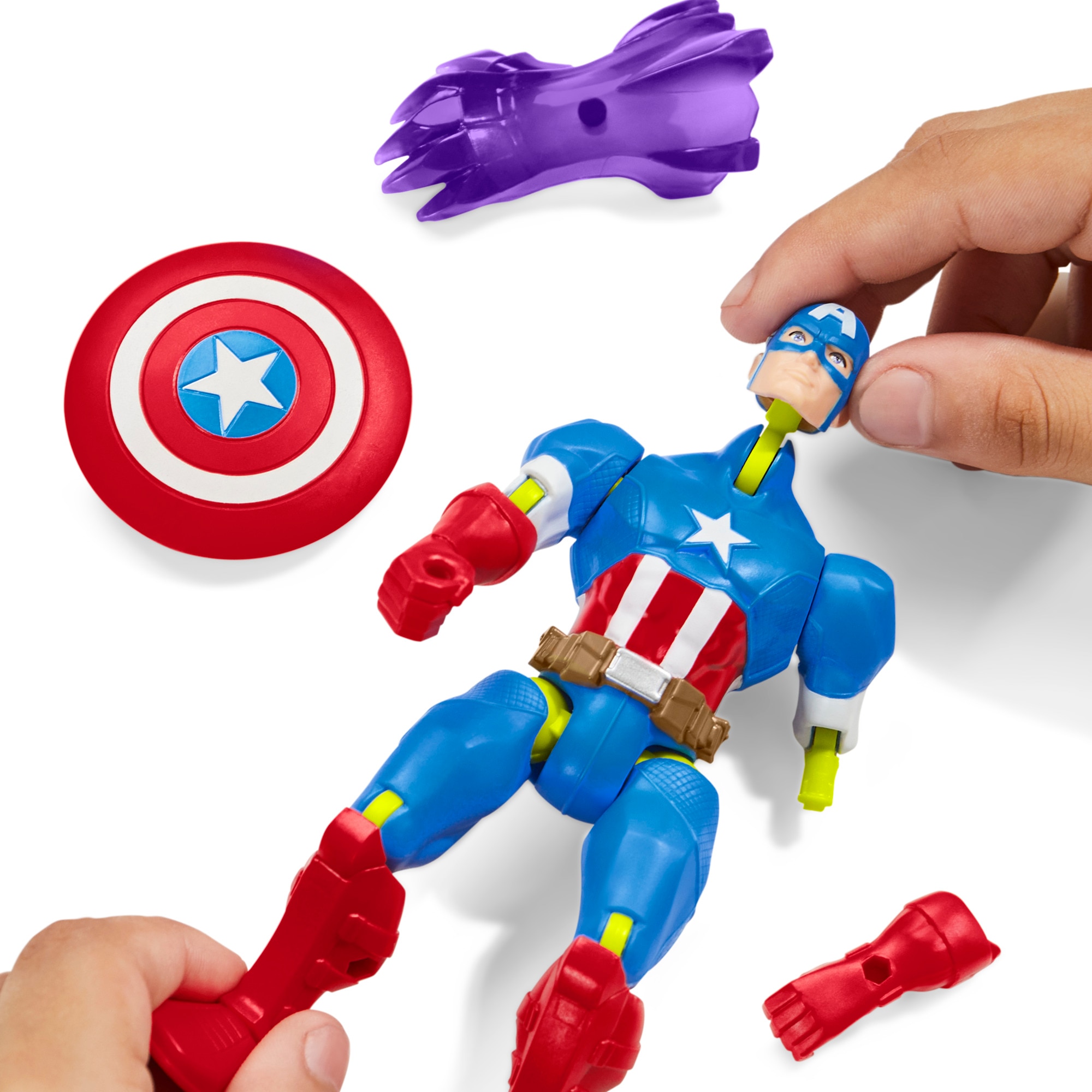 Figura de acción Mixmashers Marvel Hasbro modelos surtidos 3