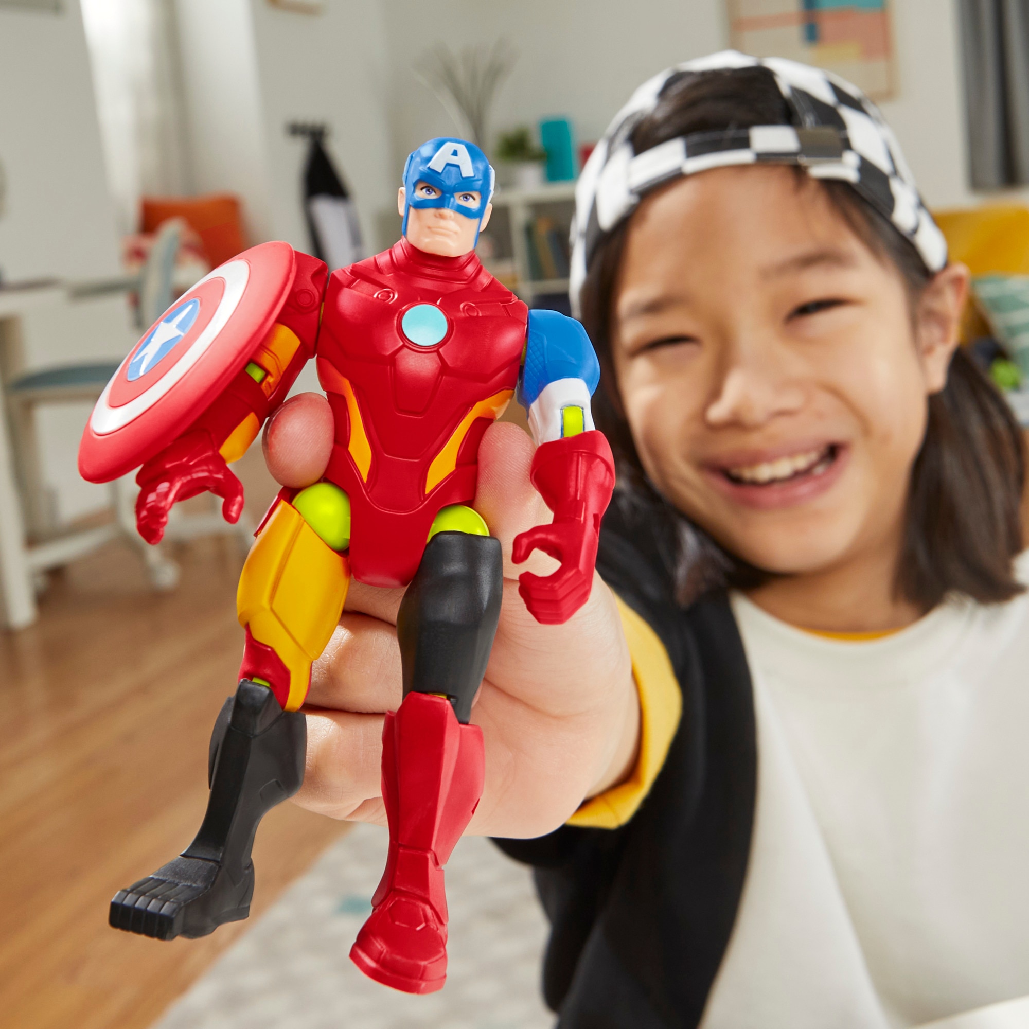 Figura de acción Mixmashers Marvel Hasbro modelos surtidos 6