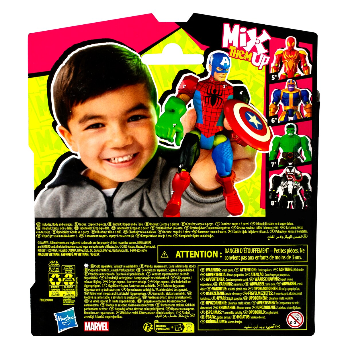 Figuras Básicas Avengers Mixmashers - Modelos Sortidos 9