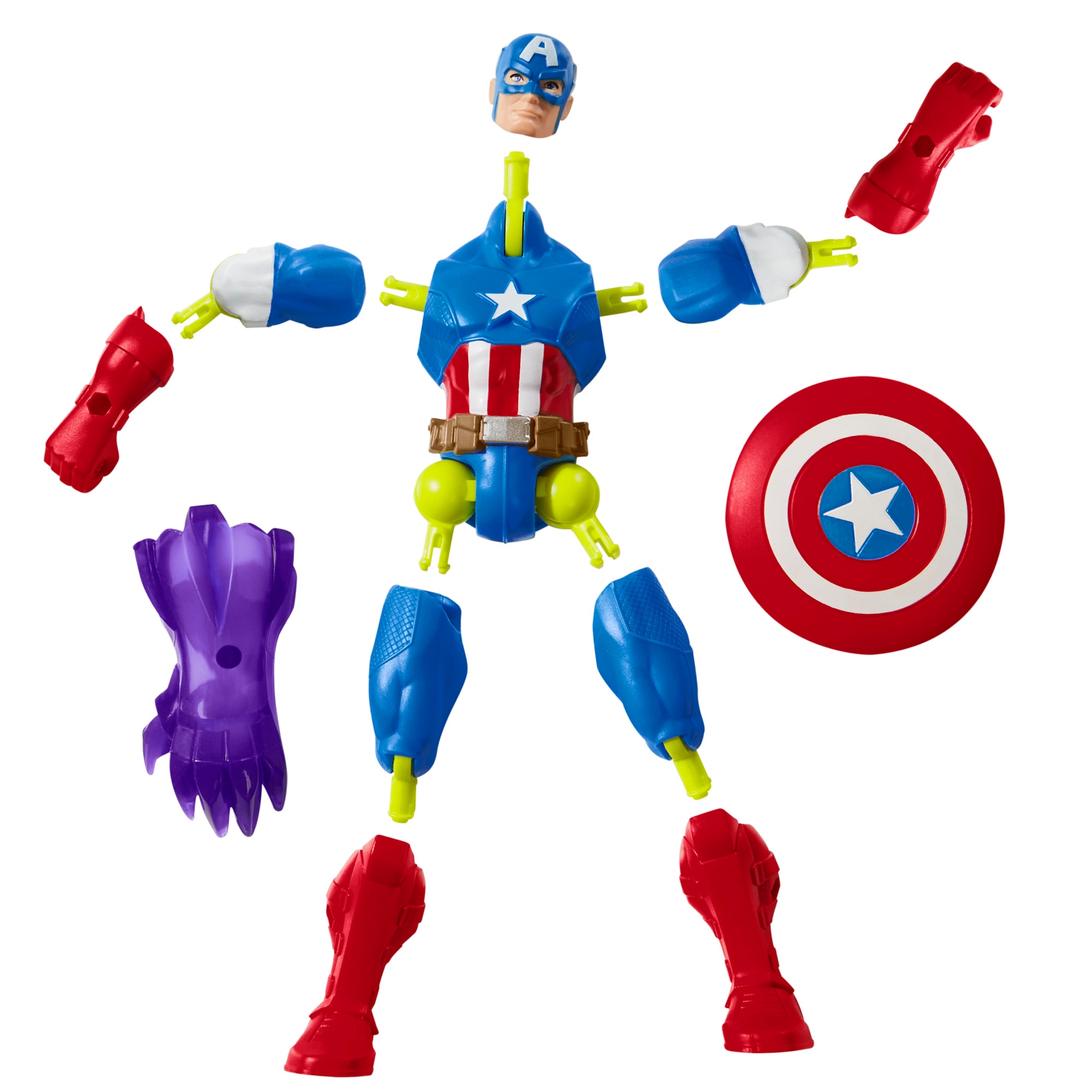 Figura de acción Mixmashers Marvel Hasbro modelos surtidos 10